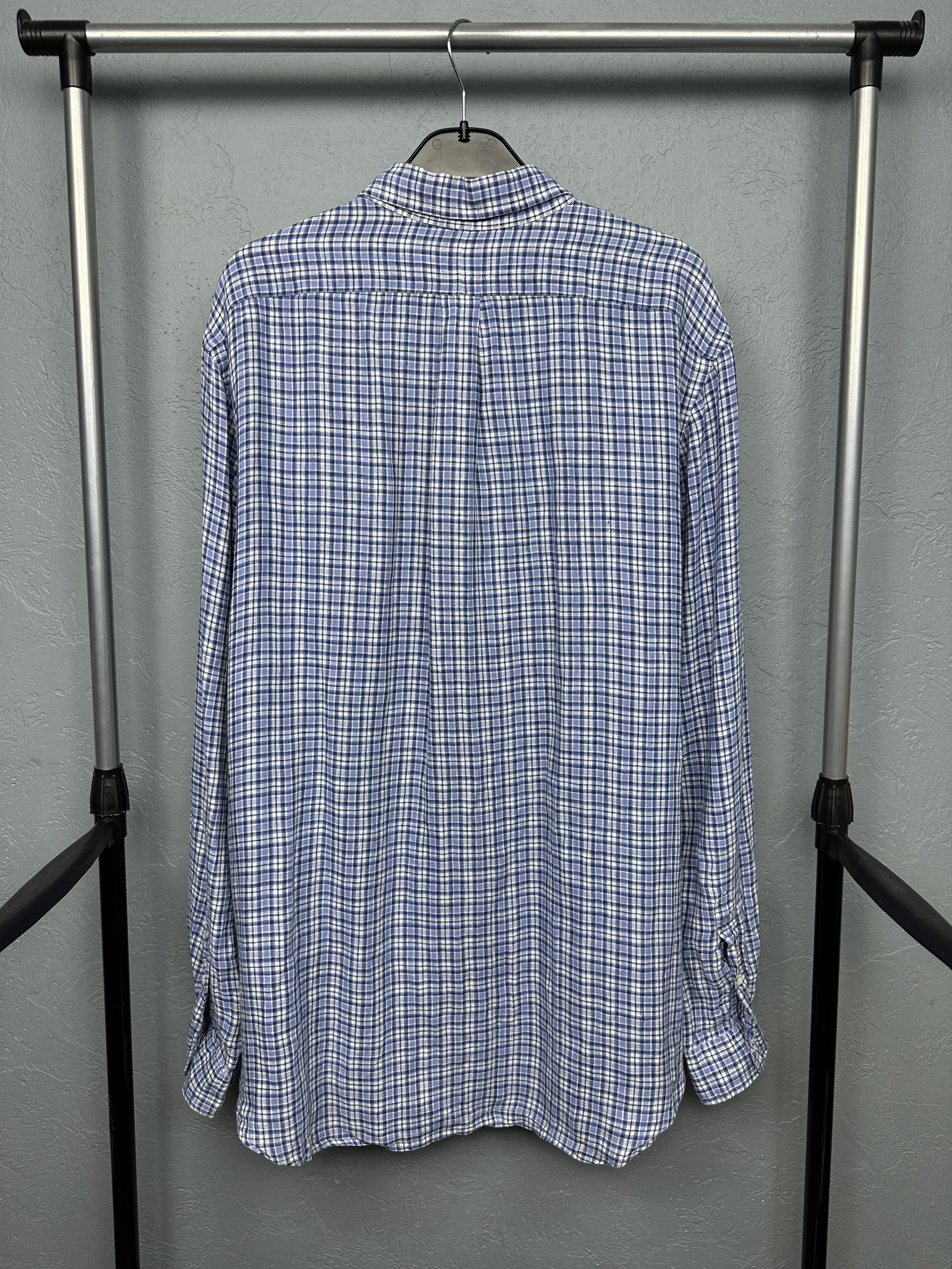 Polo Ralph Lauren Polo Ralph Lauren Mens LINEN Long Sleeve Shirt Size US XXL / EU 58 / 5 - 7 Thumbnail