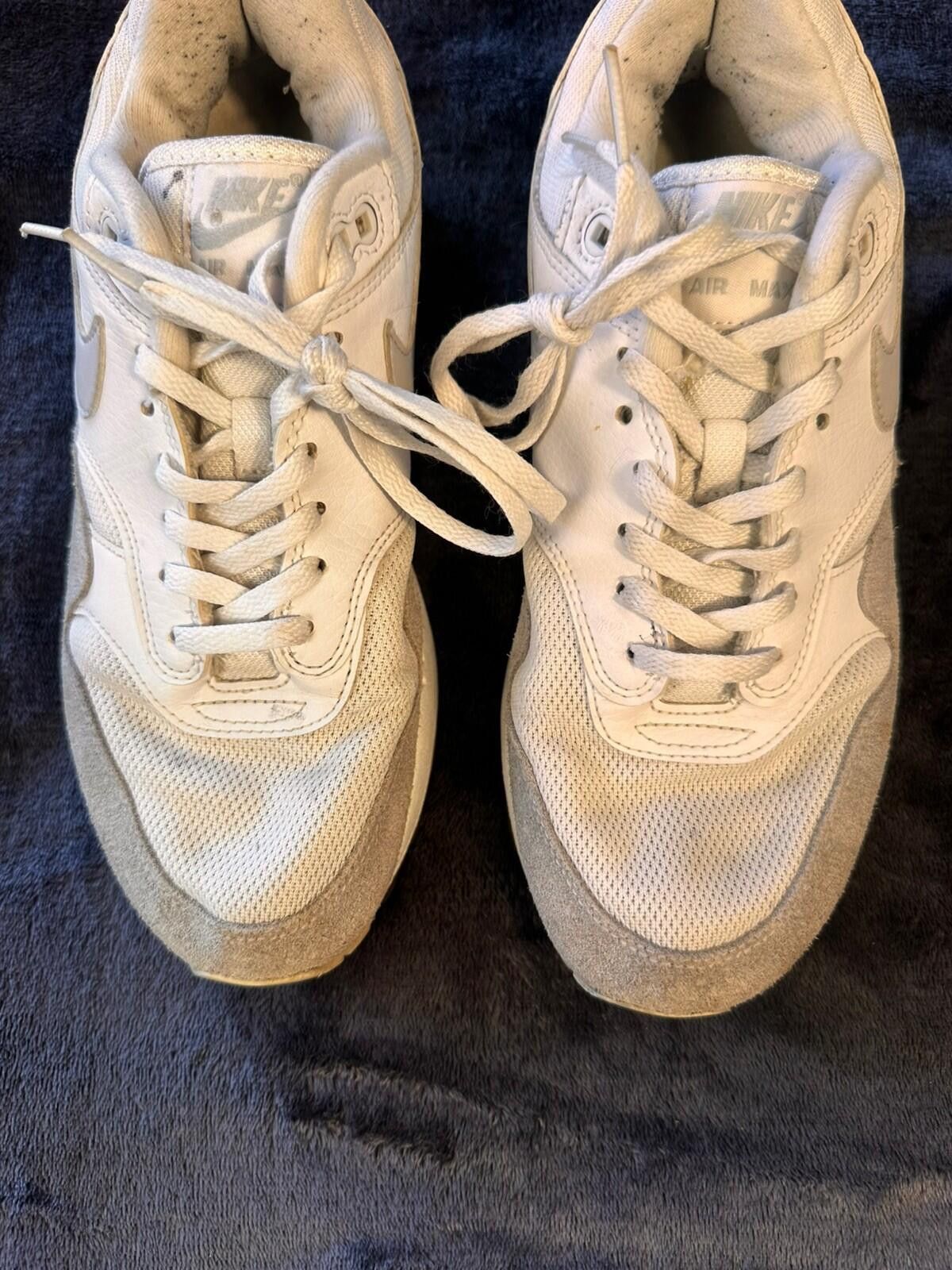 Nike Nike Air Max 1 Low Pure Platinum White 2019 M8/W9.5 Size US 8 / EU 41 - 4 Thumbnail