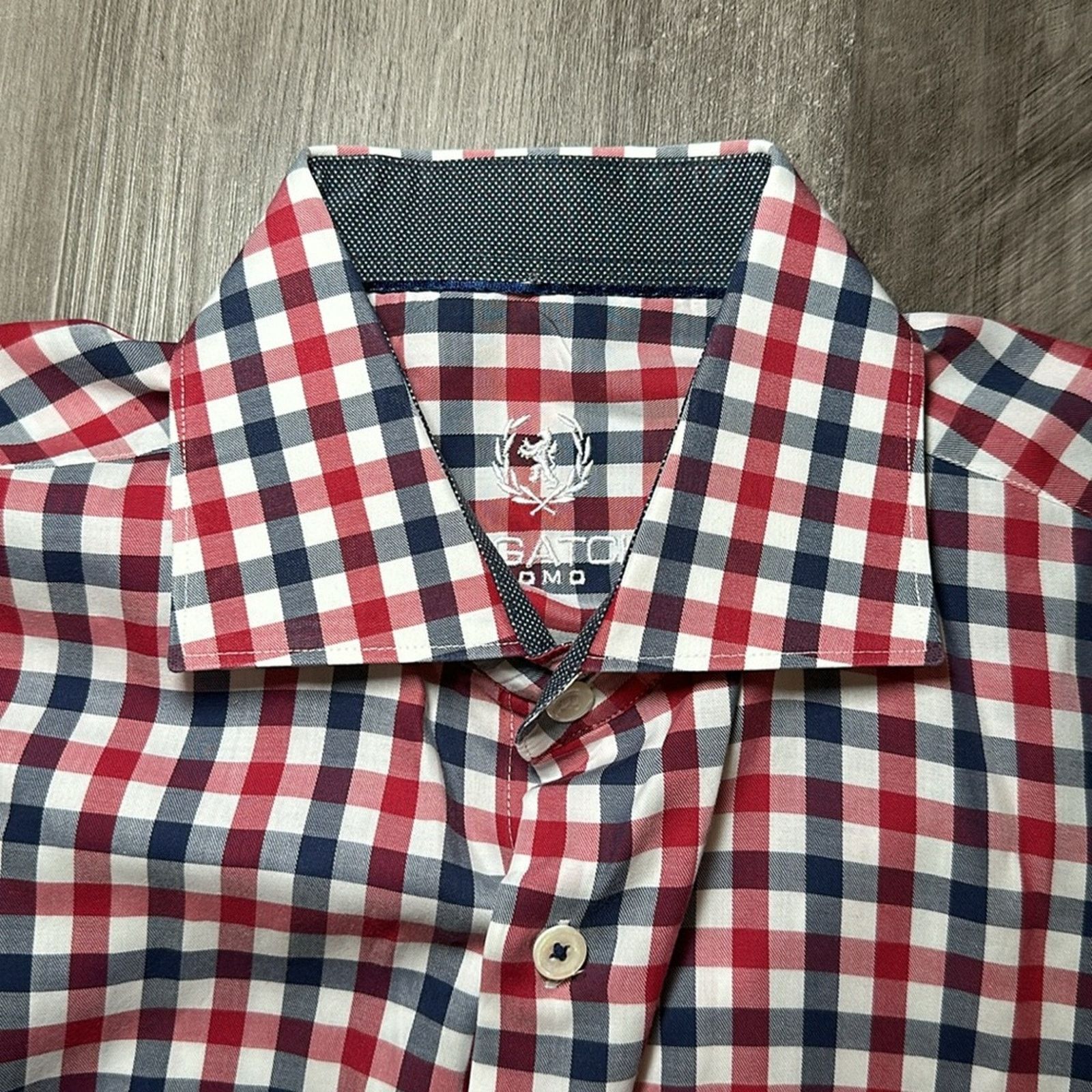 BUGATCHI Bugatchi Uomo Long Sleeve Button Down - 15 32/33 (Medium) Size US M / EU 48-50 / 2 - 5 Thumbnail
