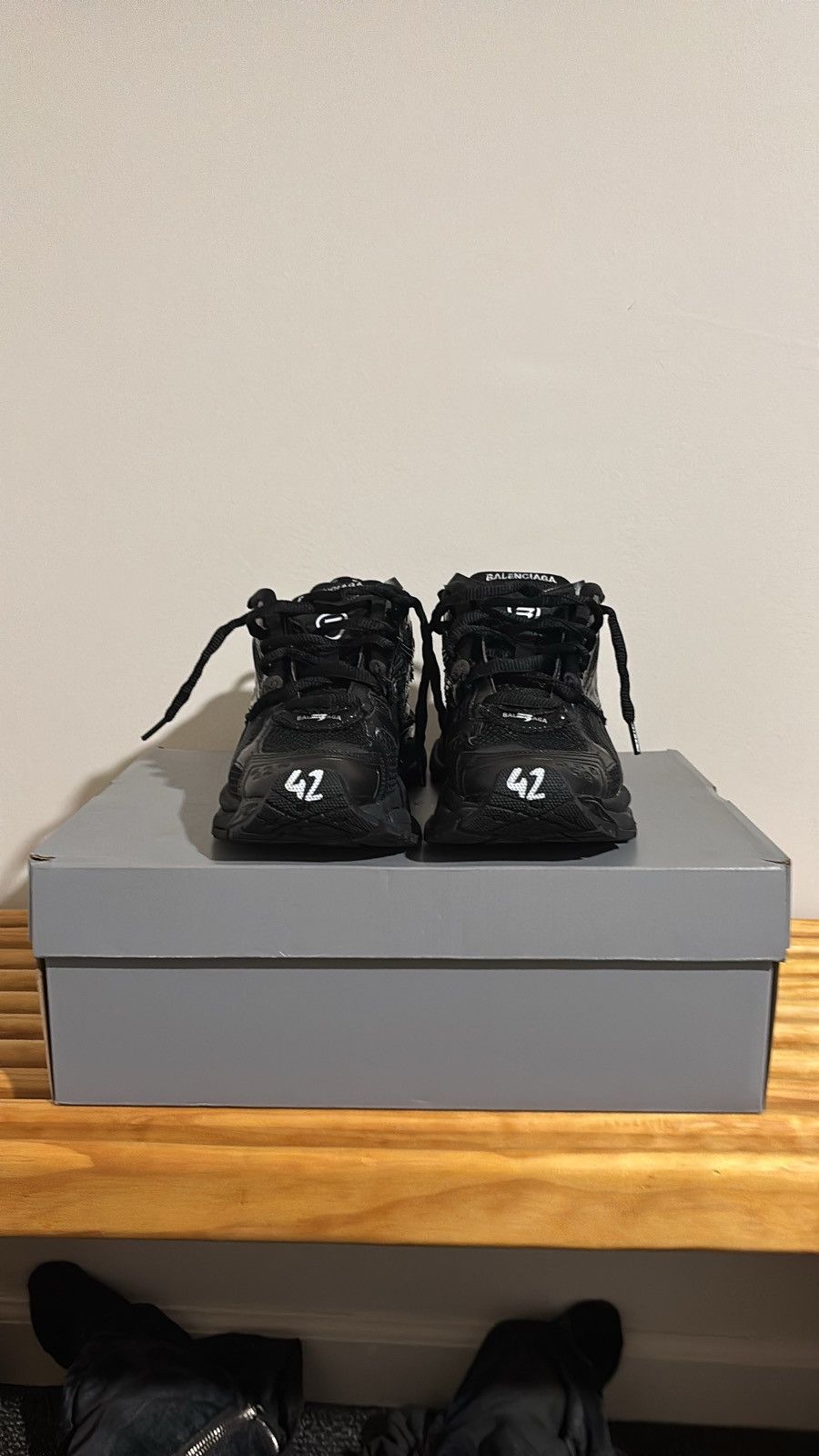 Balenciaga Balenciaga Runner Black Size US 9 / EU 42 - 2 Thumbnail