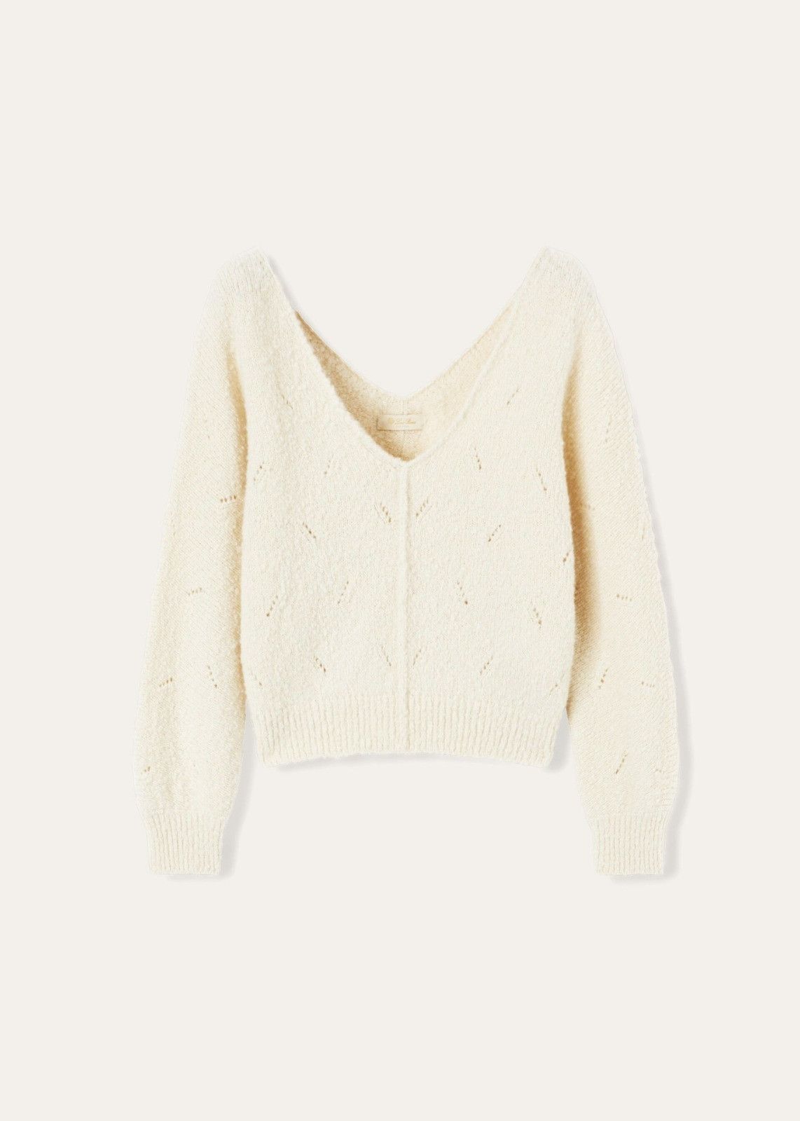 Loro Piana o1srvl11e1125 FAN1844 Cocooning V-Neck Cardigan in White Size L / US 10 / IT 46 - 1 Thumbnail