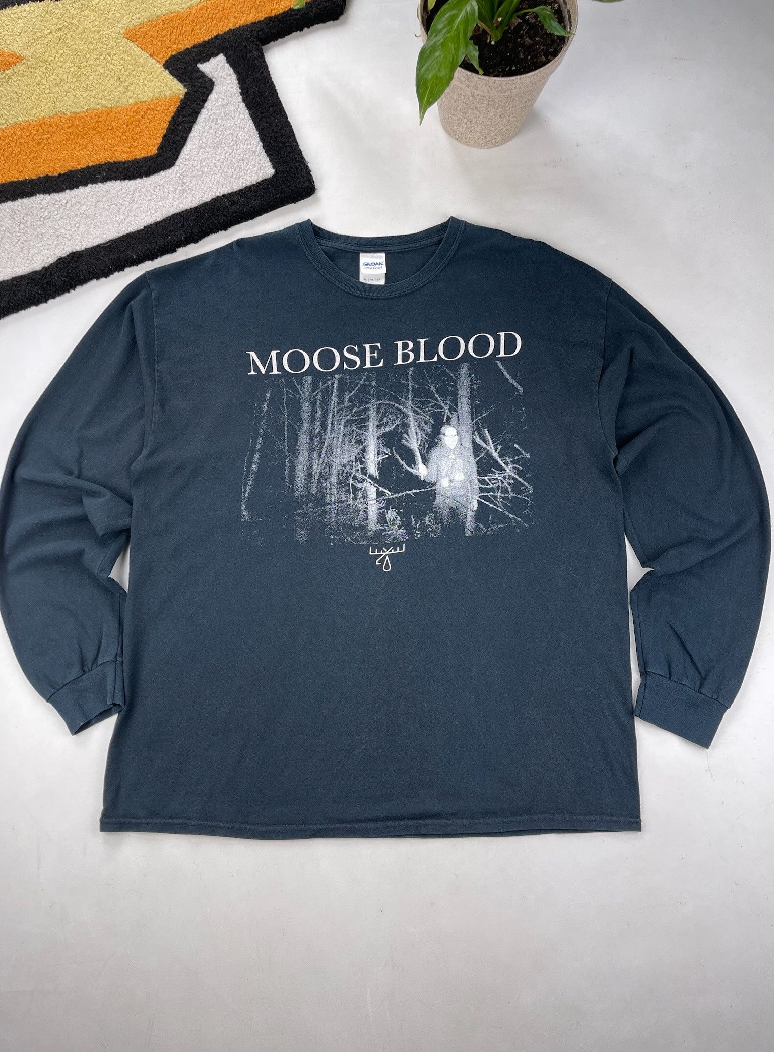 Band Tees Moose Blood Tour T shirt longsleeve horror print Size US XL / EU 56 / 4 - 1 Thumbnail