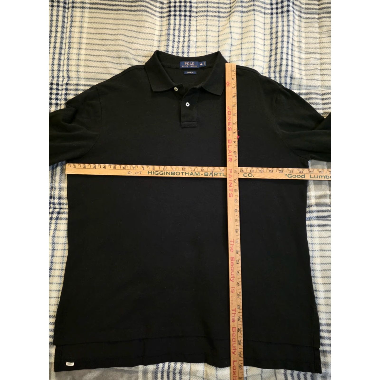 Polo Ralph Lauren Polo Ralph Lauren Polo Shirt Long Sleeve Black XL Regular Fit Men’s Size XL Size US XL / EU 56 / 4 - 7 Thumbnail