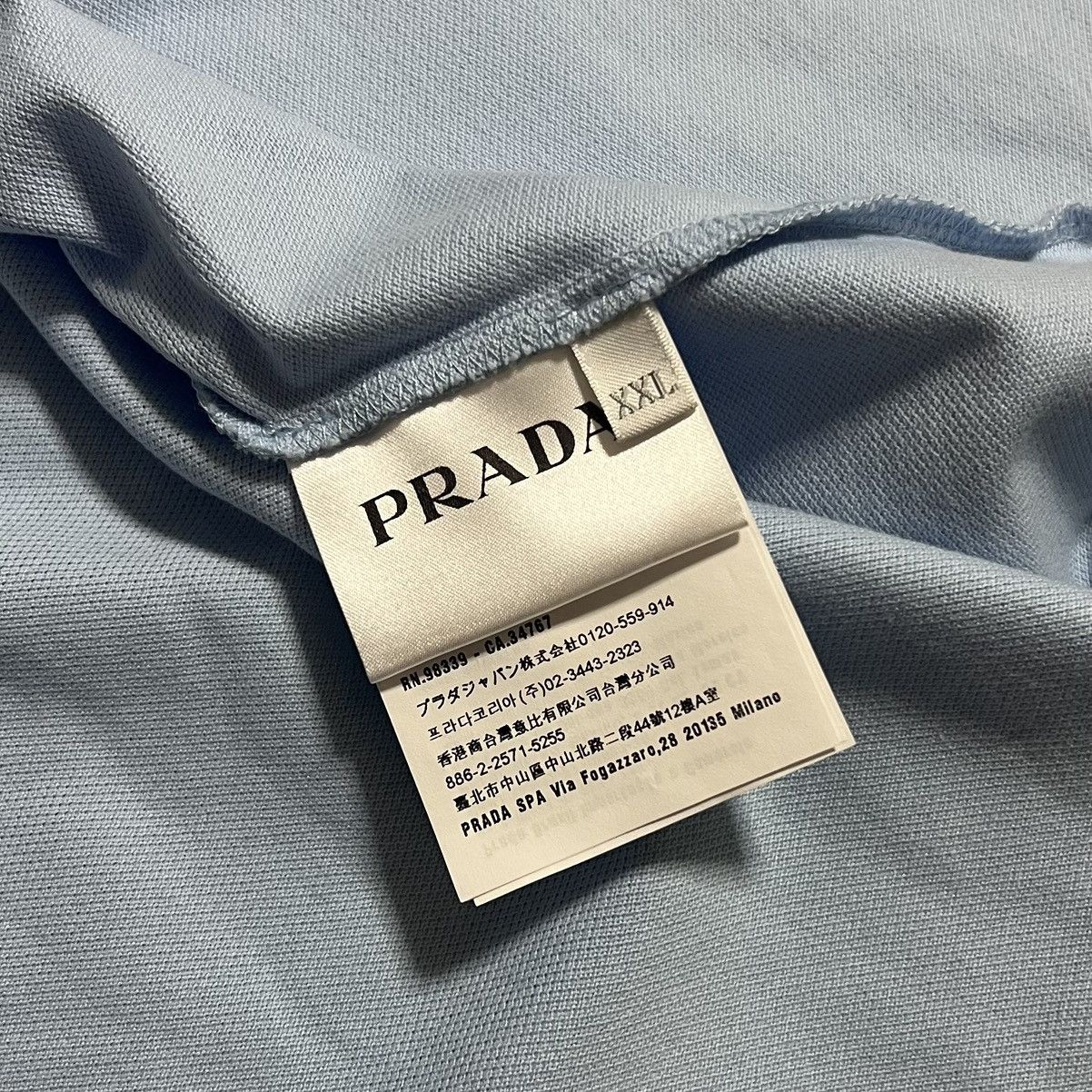 Prada PRADA RED TAB POLO TEE Size US XXL / EU 58 / 5 - 9 Thumbnail