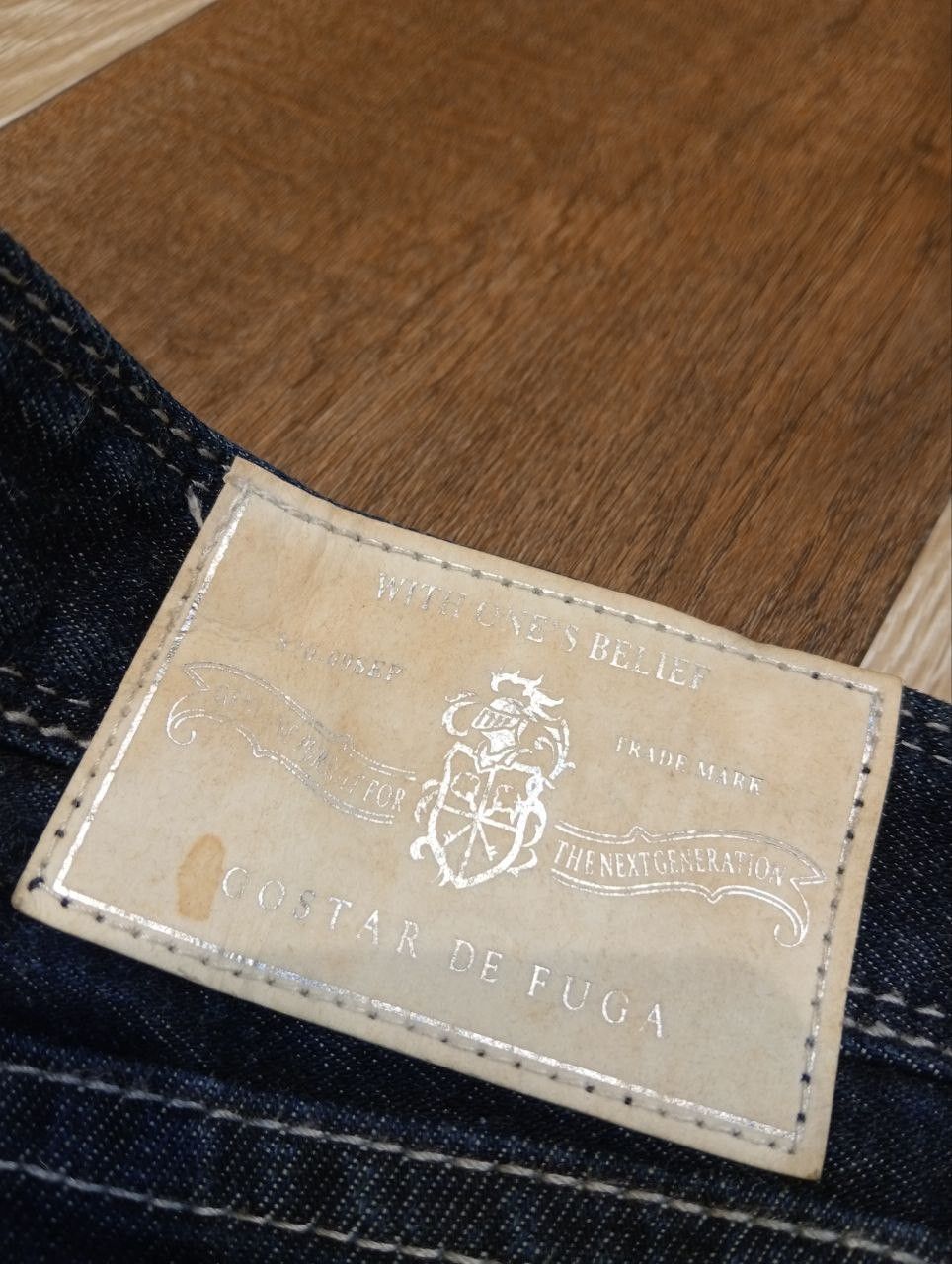 GOSTAR DE FUGA GOSTAR DE FUGA JAPAN BLUE WASHED DENIM PANTS Size US 31 - 10 Thumbnail