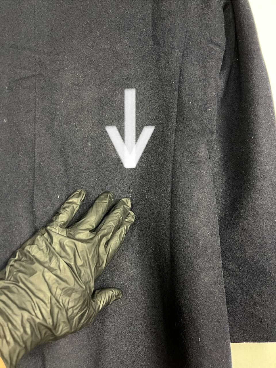 Vintage SuitSupply Vicenza trench Overcoat Mens 44 Navy Blue Wool Size US XL / EU 56 / 4 - 4 Thumbnail