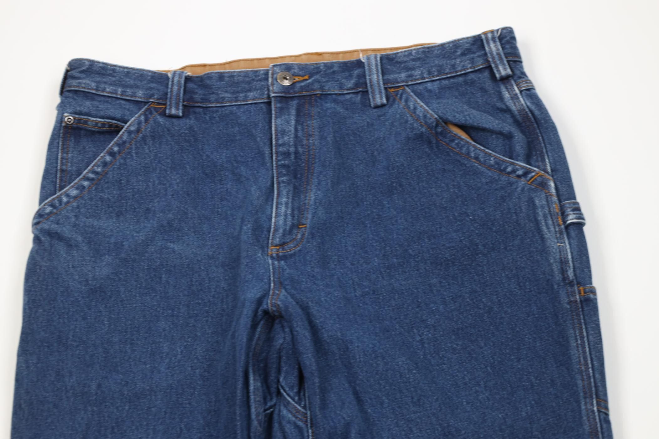 Duluth Trading Company Duluth Trading Co Gusseted Wide Leg Denim Jeans Cotton Size US 38 / EU 54 - 2 Thumbnail