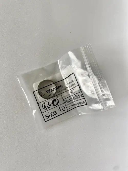 Jewelry Minimalist Stainless Steel Ring Size ONE SIZE - 3 Thumbnail