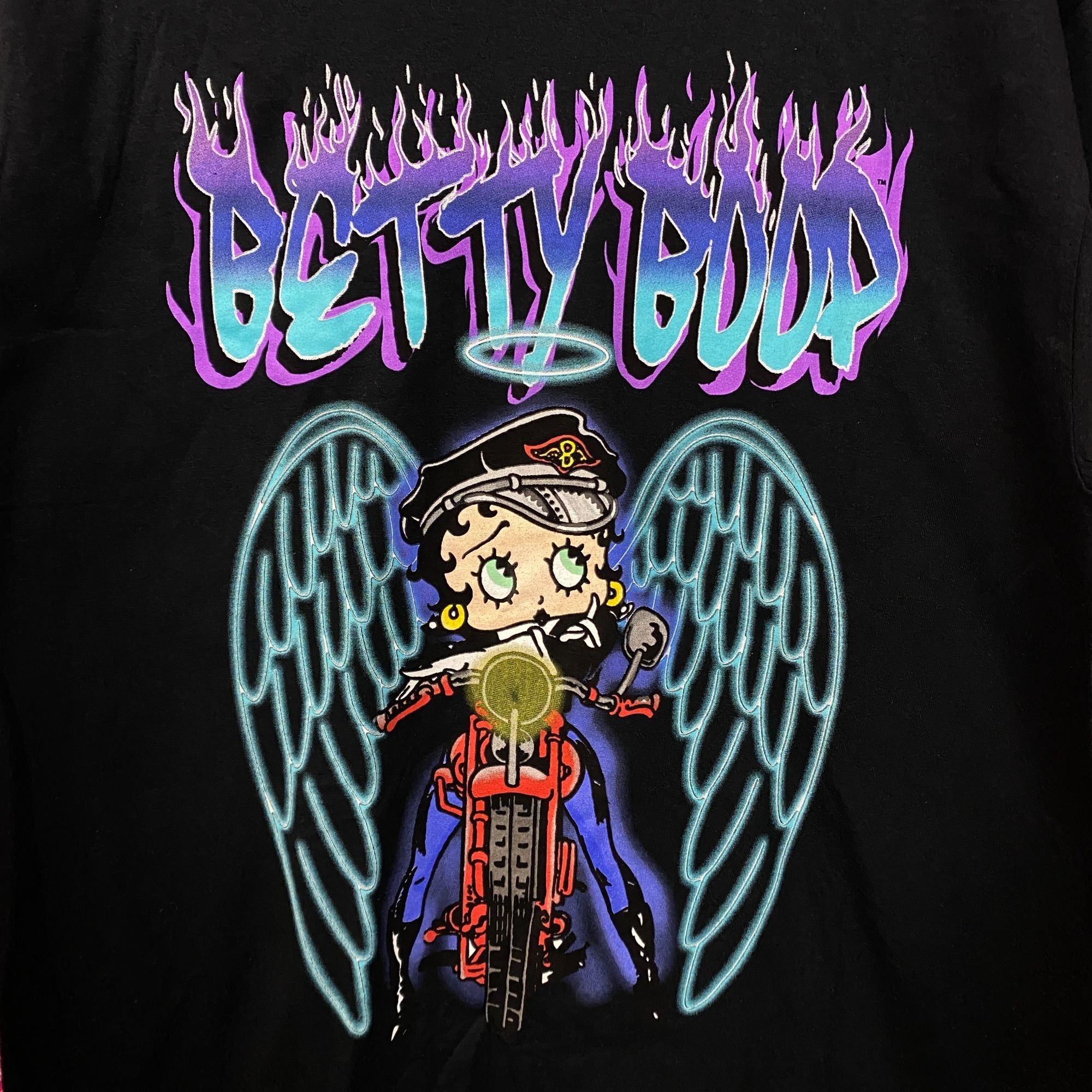 Other Betty boop Fallen Angel Motorcycle Tshirt size medium Size US M / EU 48-50 / 2 - 2 Thumbnail