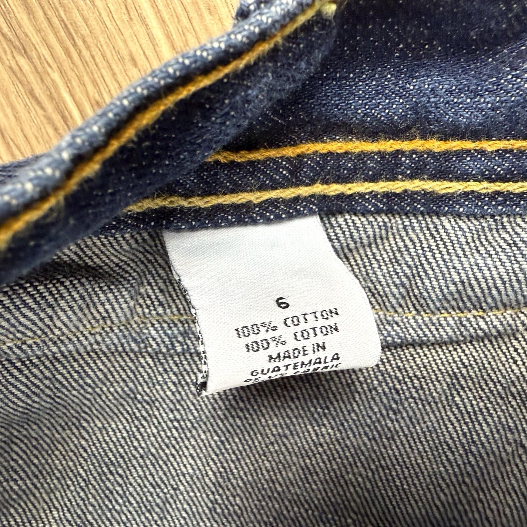Old Navy Old Navy Jeans Women's Ultra Low Rise Slim Bootcut Button Fly 6 Distressed Blue Regular 31in Inseam Size 28" / US 6 / IT 42 - 3 Thumbnail