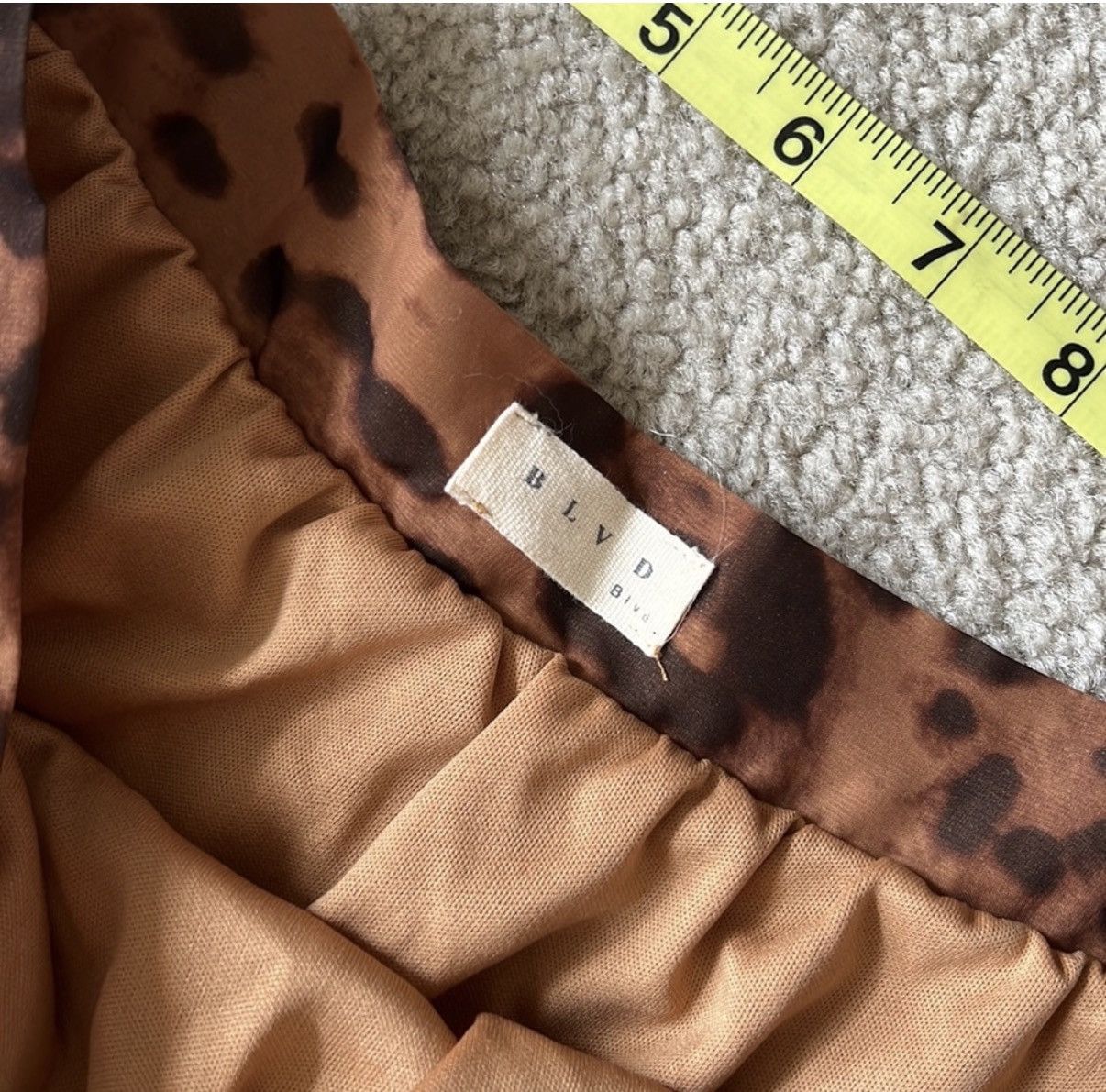 BLVD BLVD Sheer Leopard Print Maxi Skirt With High Slit Size L Size 34" / US 12 / IT 48 - 9 Thumbnail