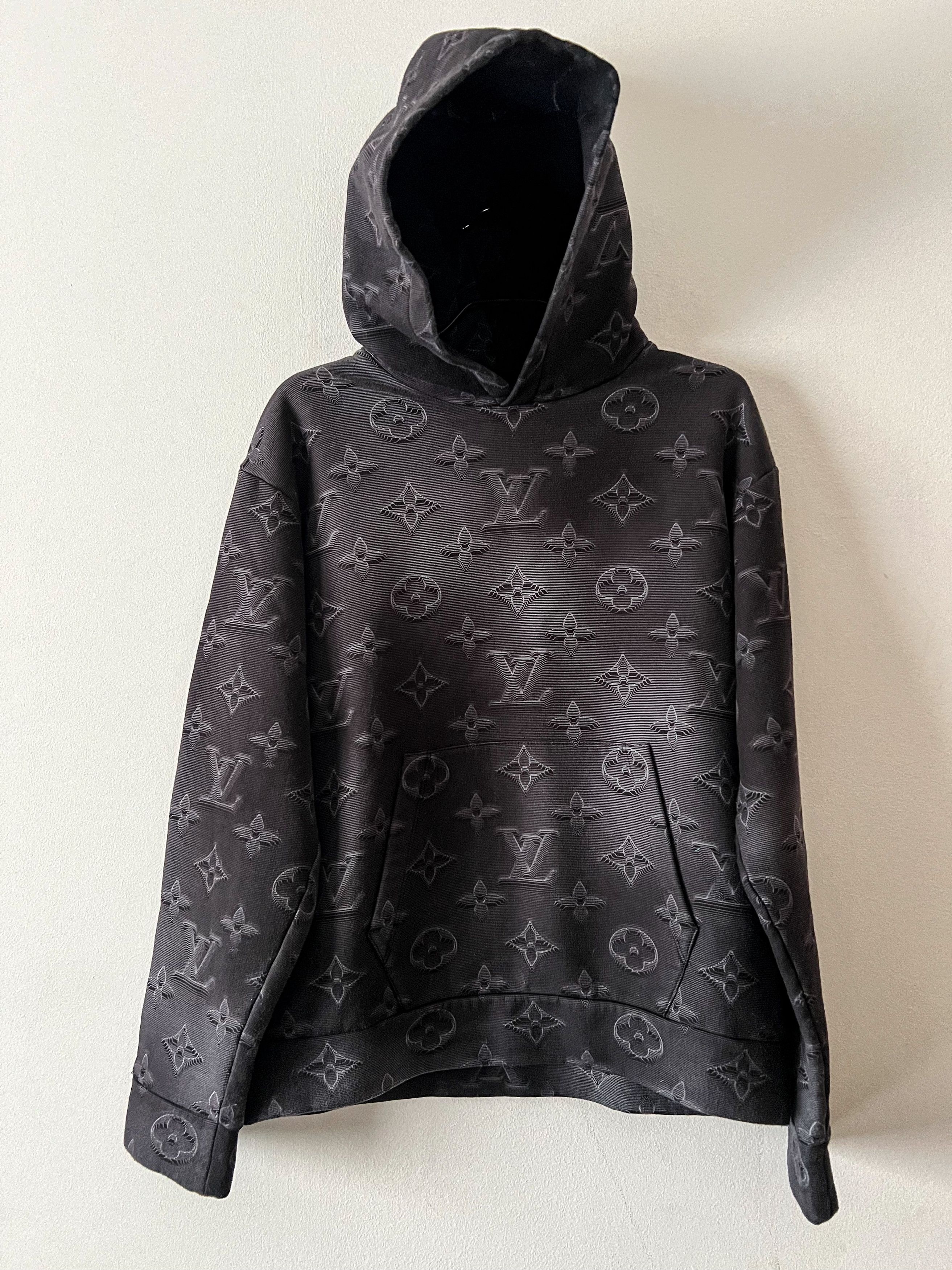 Pre-owned Louis Vuitton X Virgil Abloh Lv '2054' 3d Monogram Hoodie