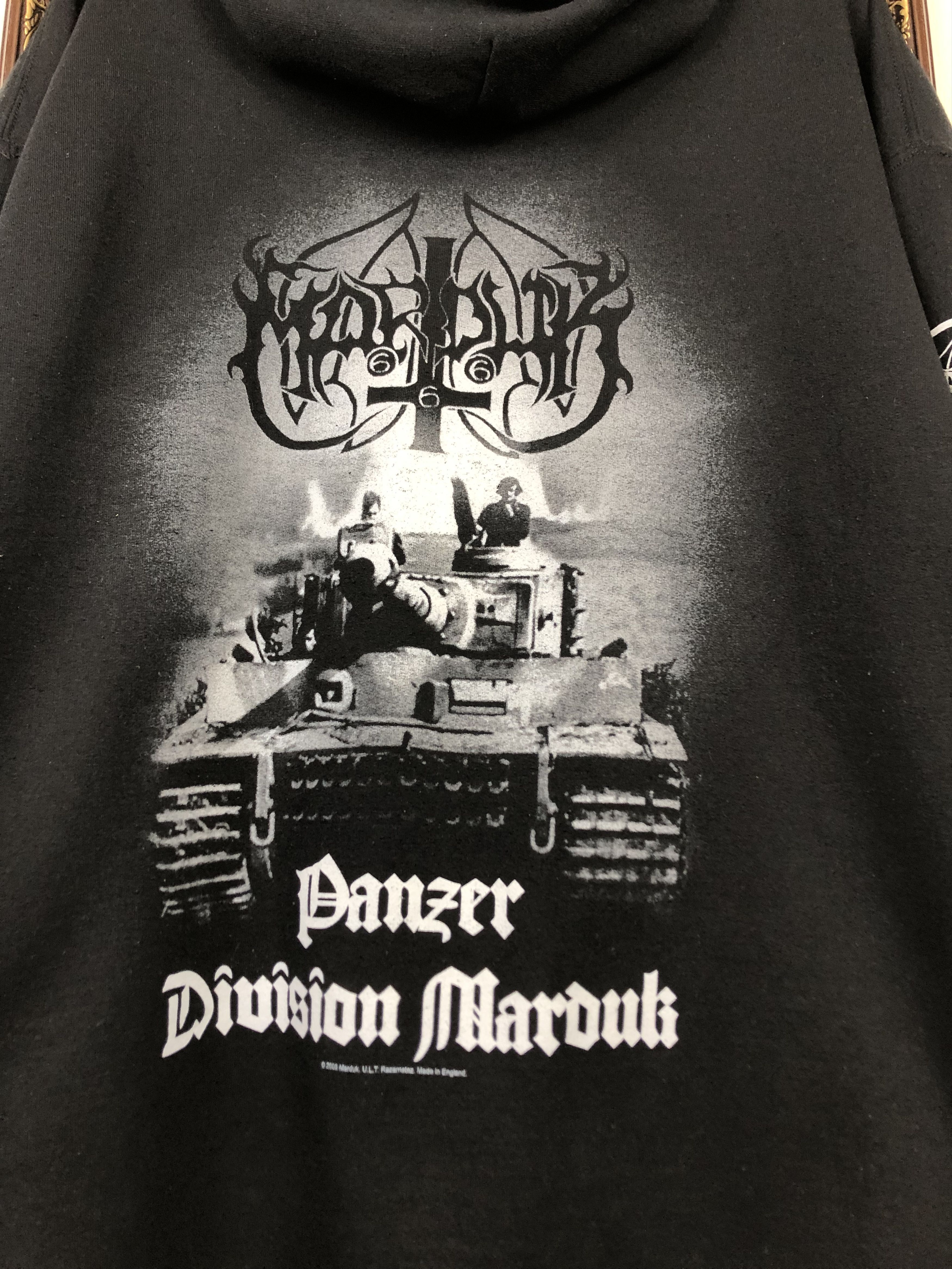 Band Tees × Vintage Vintage Marduk Black Metal Hoodie Shirt Over Print Jacket Size US L / EU 52-54 / 3 - 7 Thumbnail
