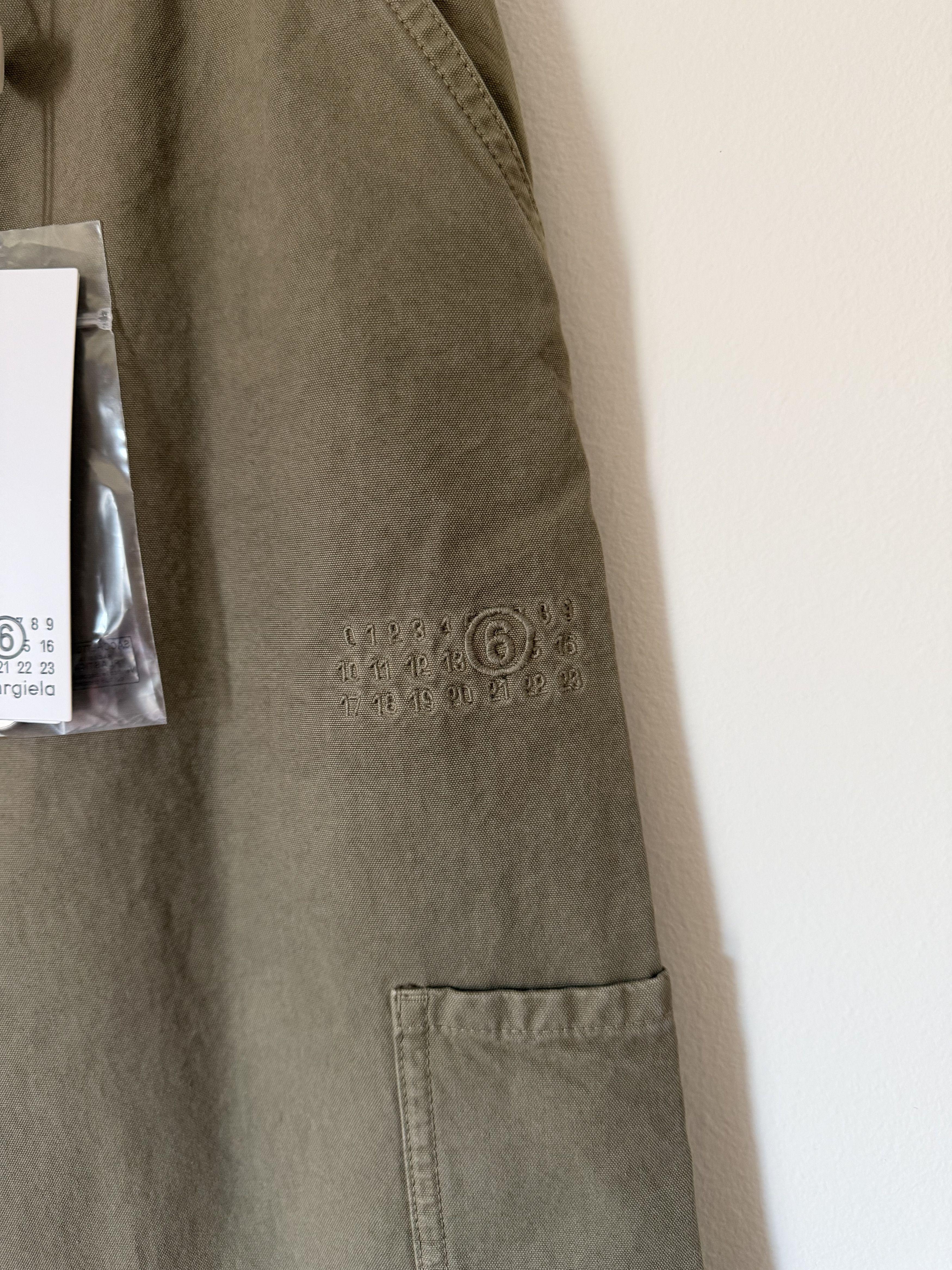 MM6 MM6 Maison Margiela Double Knee Cargo Pants in Khaki Green Size US 34 / EU 50 - 4 Thumbnail
