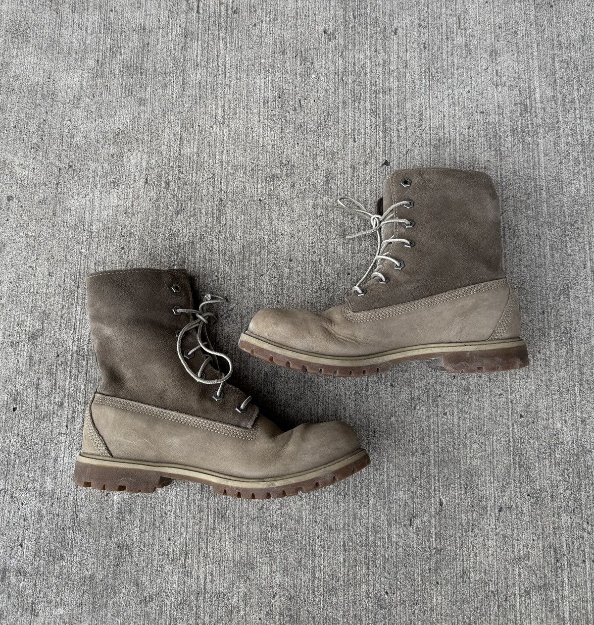 Timberland TIMBERLAND “TAUPE” ROLL-TOP WATERPROOF COMBAT BOOTS Size US 9 / IT 39 - 5 Thumbnail