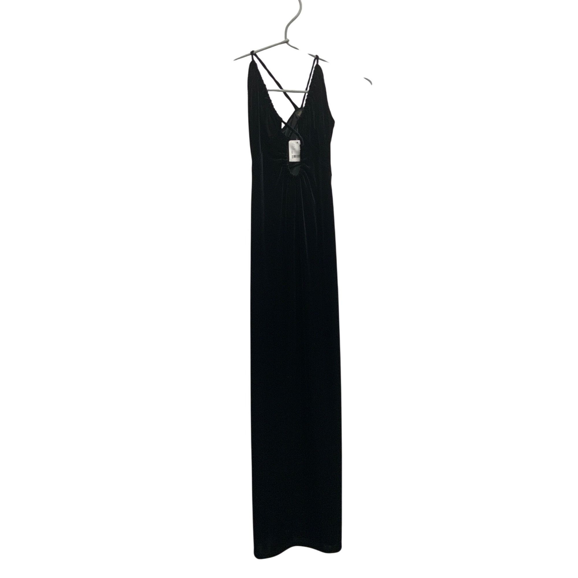 Free People Free People Only Hearts Leila Maxi Slip Velvet Plunging Neck Size S / US 4 / IT 40 - 3 Thumbnail