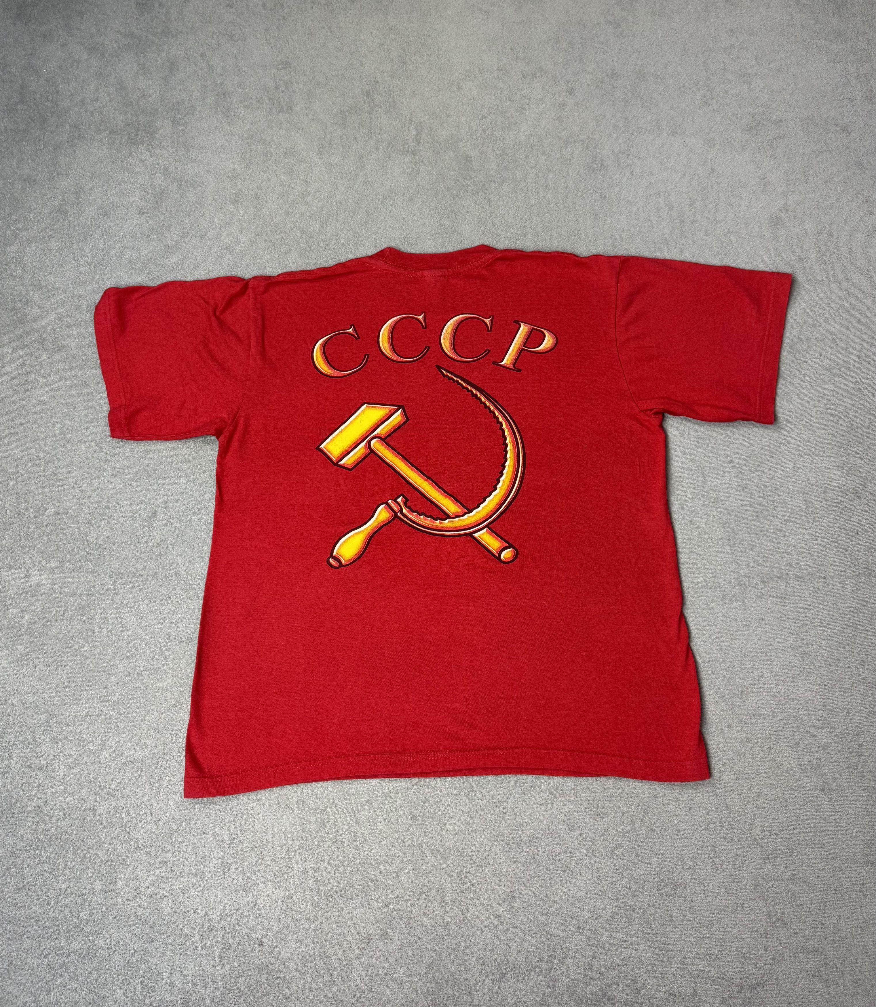 Cccp Vintage Red CCCP Soviet T-shirt Size US L / EU 52-54 / 3 - 5 Thumbnail