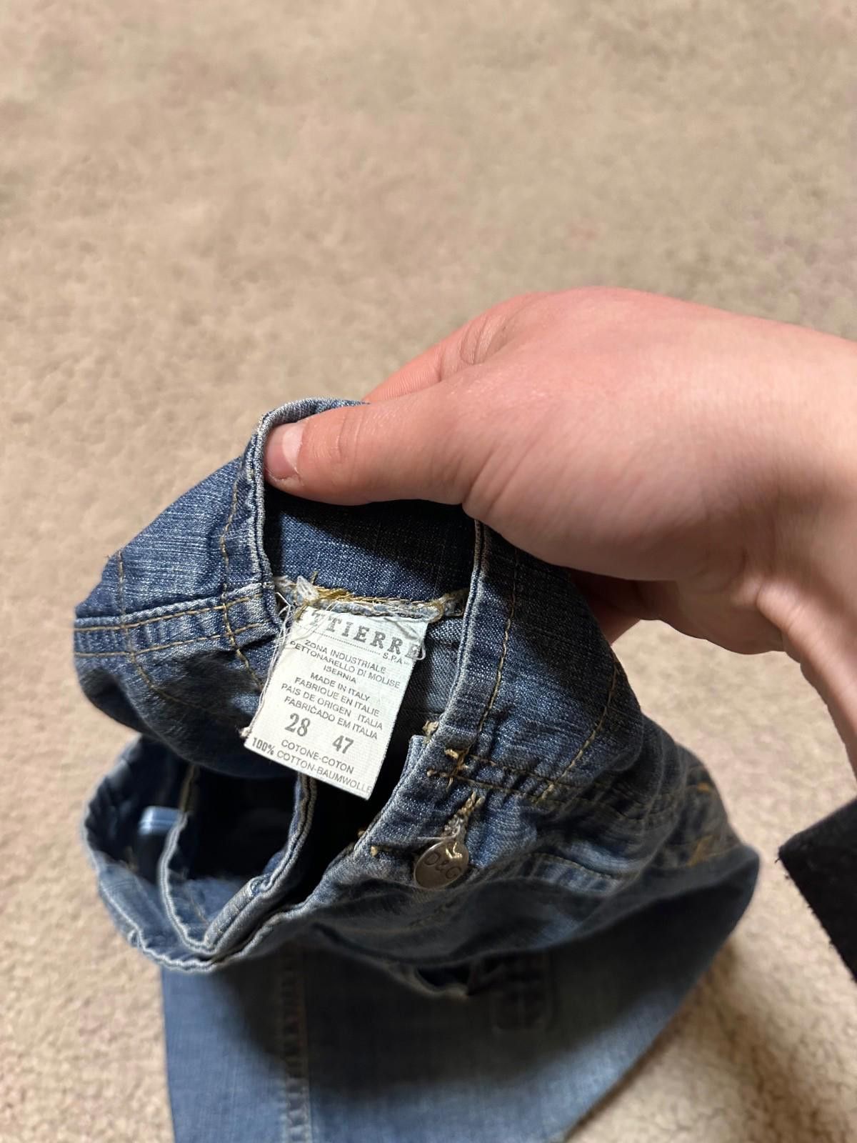 Dolce & Gabbana Vintage Dolce Gabbana D&G Cargo Pockets Denim Mini Skirt Y2K Size 28" / US 6 / IT 42 - 6 Thumbnail