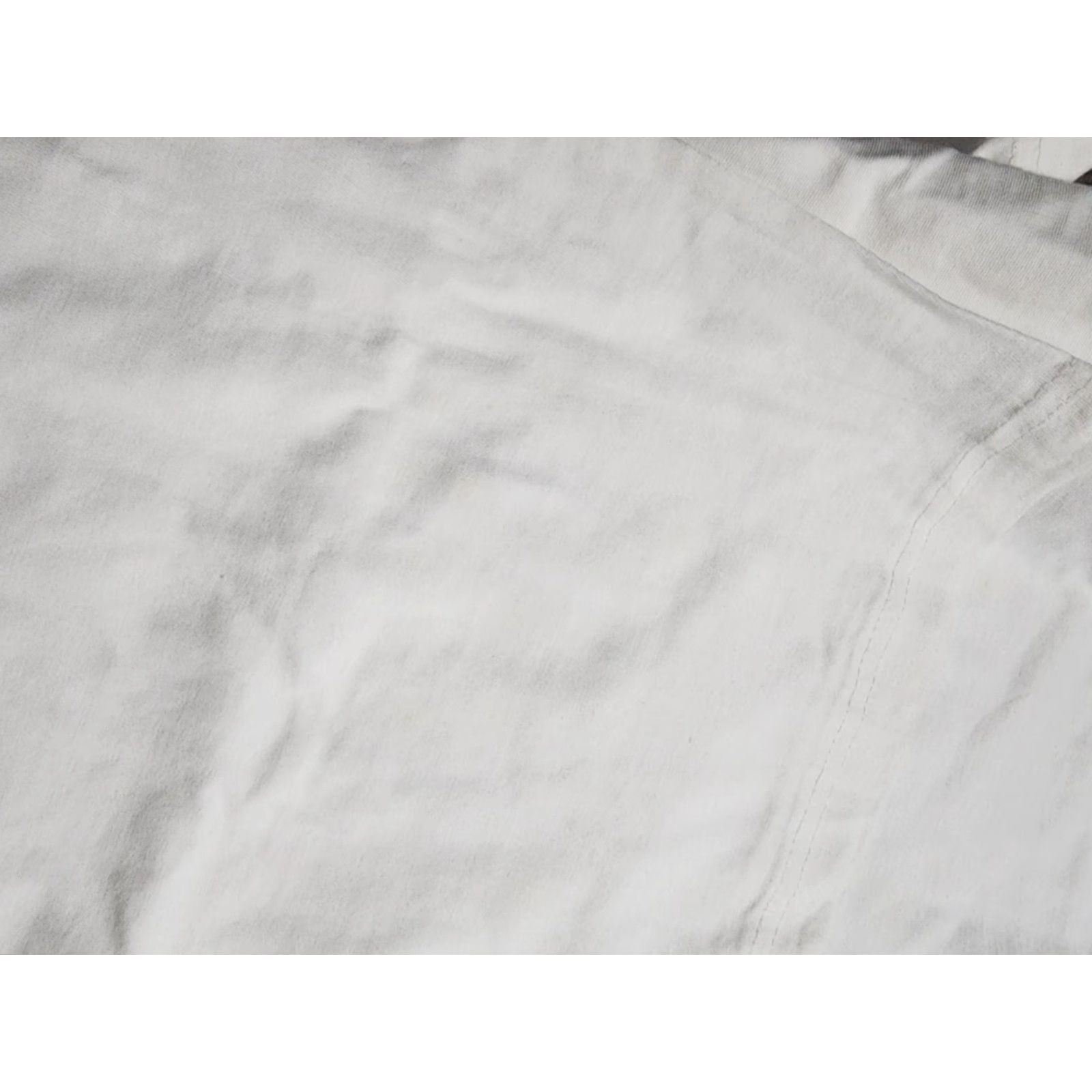 Vintage VINTAGE Atlantis Statue Of Liberty Tshirt Mens L White Cotton Logo Print Short Sleeve 90s USA Sports Shirt Men Size US L / EU 52-54 / 3 - 3 Thumbnail