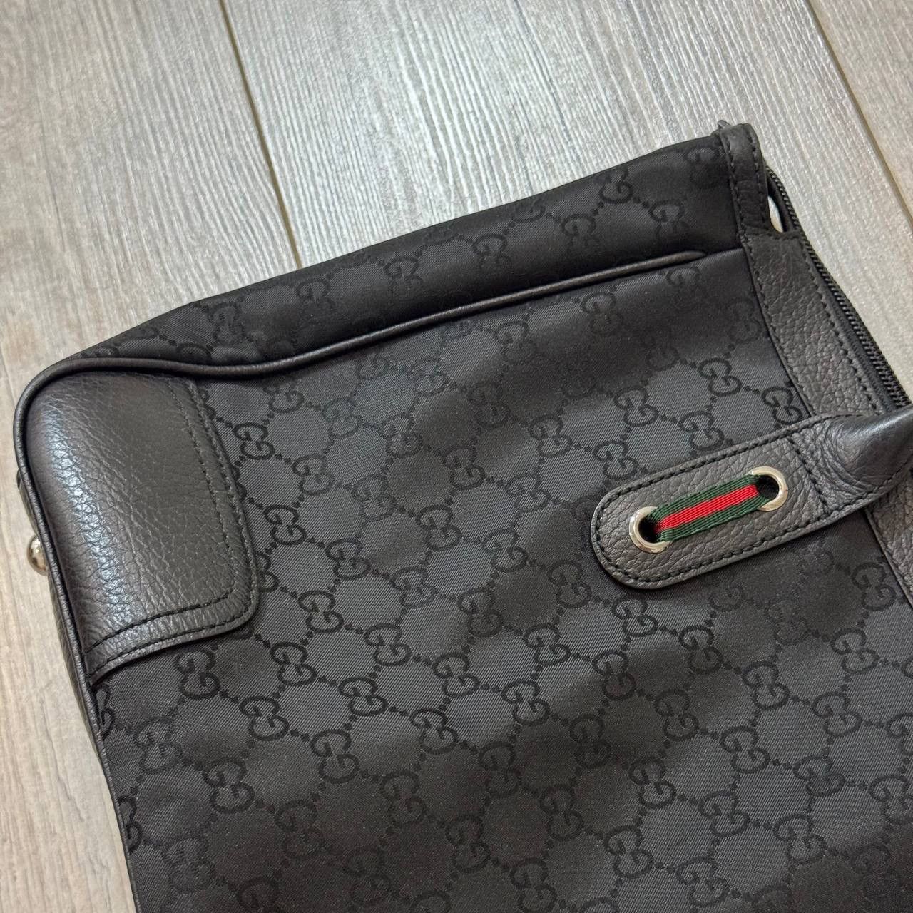 Gucci Gucci GG Nylon Sherry Line Tote Bag Handbag Size ONE SIZE - 8 Thumbnail