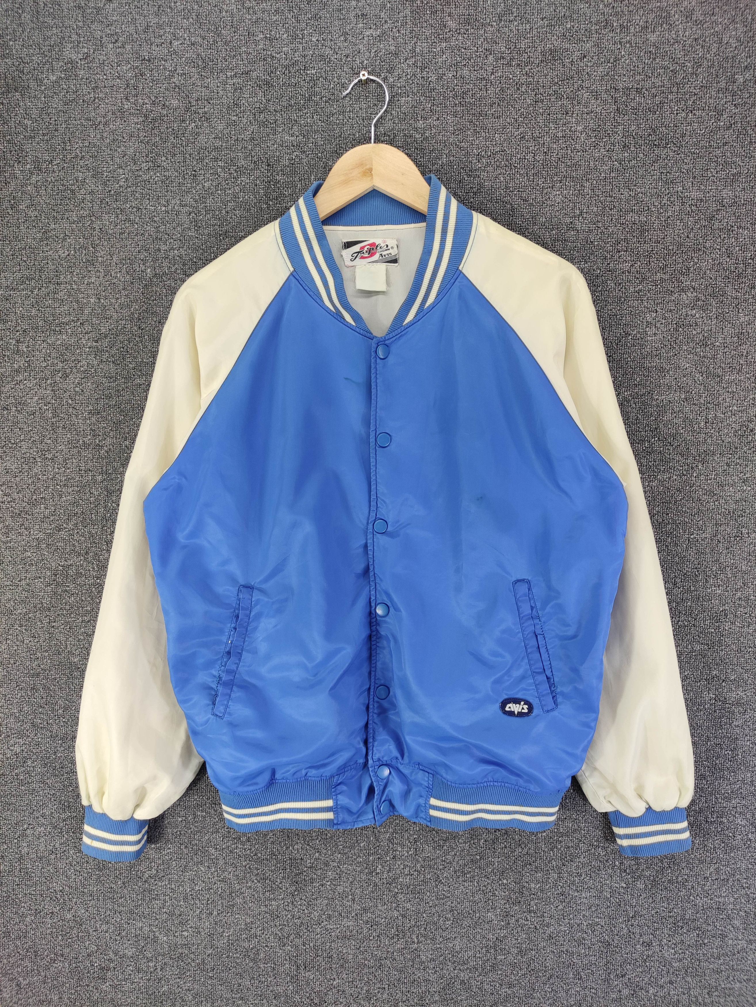 Vintage Vintage 90s Avis Varsity Jacket Snap Button Size US L / EU 52-54 / 3 - 1 Thumbnail