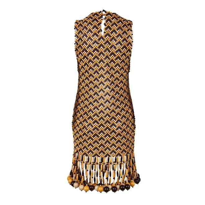 Bottega Veneta Bottega Veneta Beads Mini Dress in Multi Size L / US 10 / IT 46 - 2 Thumbnail