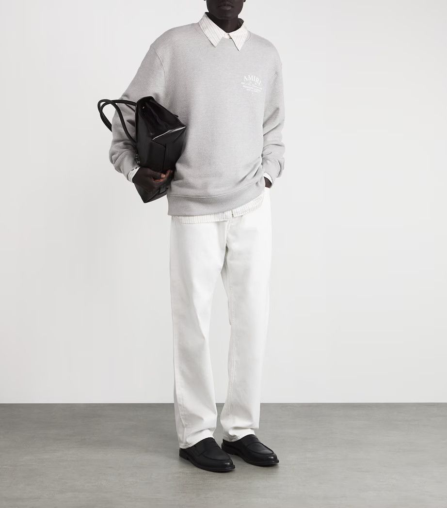 Amiri o1orln0326 Arts District Sweater in Grey Size US XL / EU 56 / 4 - 2 Thumbnail
