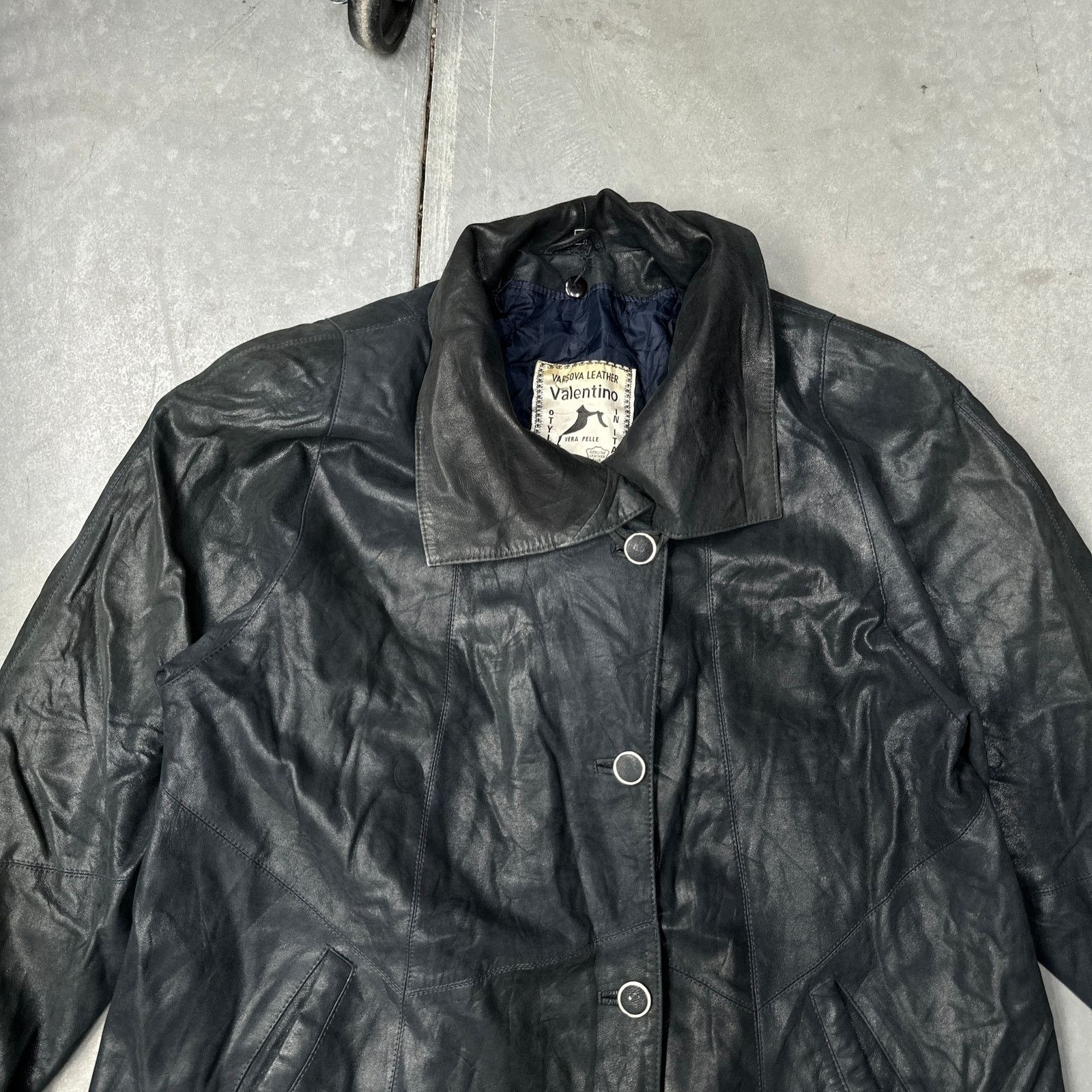 Valentino Vintage Valentino Varsova Long Leather Trench Coat Women XXL Size XXL / US 16-18 / IT 52-54 - 15 Thumbnail