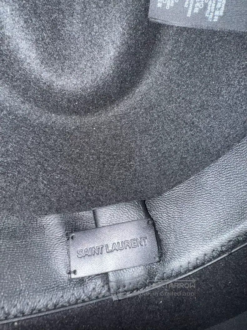 Saint Laurent Paris Saint Laurent Paris Top Hat i Size ONE SIZE - 4 Thumbnail