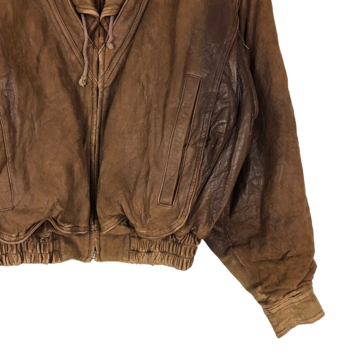 Japanese Brand 🔥Vintage 60’s Fly Genuine Leather Jacket Robert Comstock Size US M / EU 48-50 / 2 - 5 Thumbnail