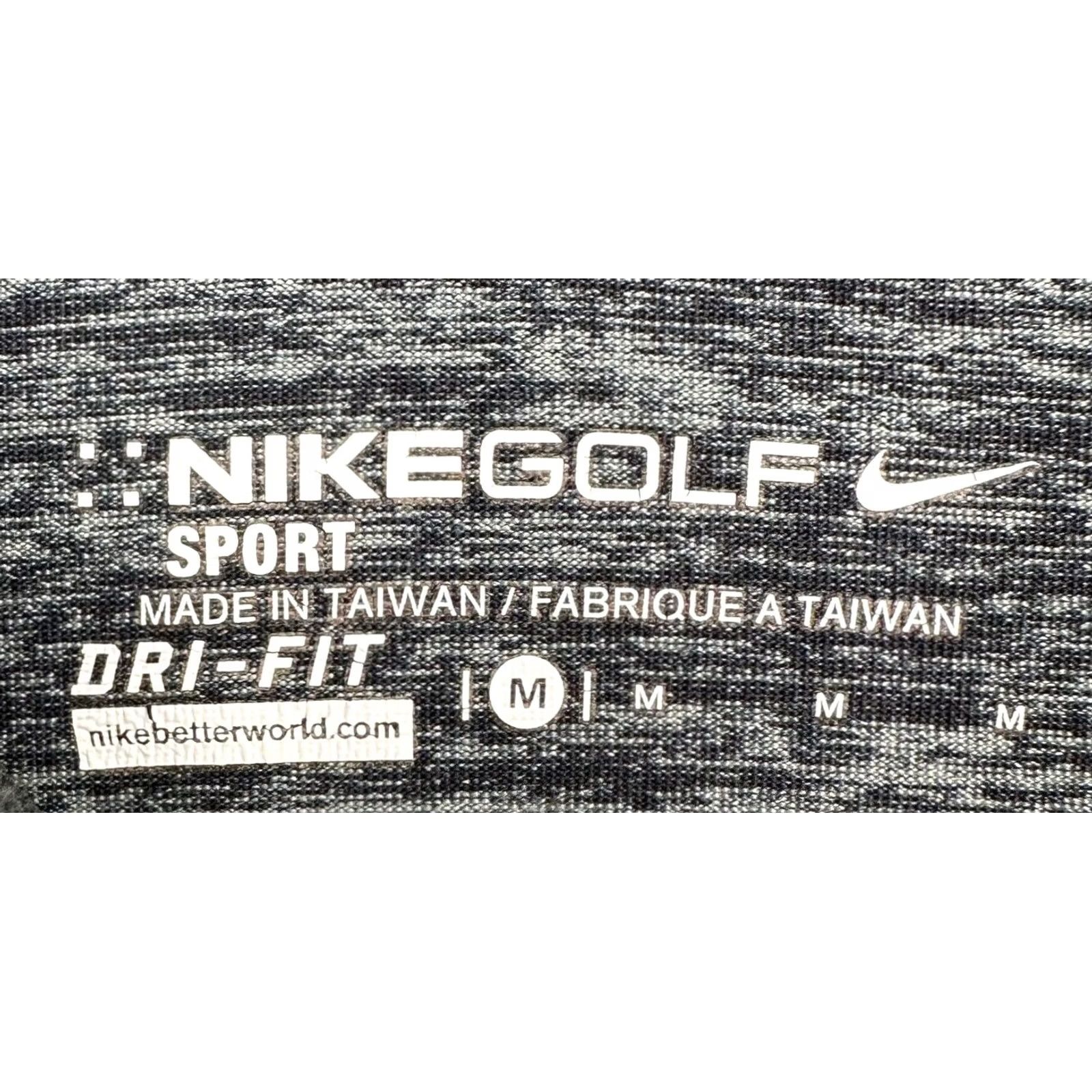 Nike Nike Dri-Fit Golf Shirt Polo Short Sleeve Mens Medium Grey Athletic Rugby Club Size US M / EU 48-50 / 2 - 4 Thumbnail