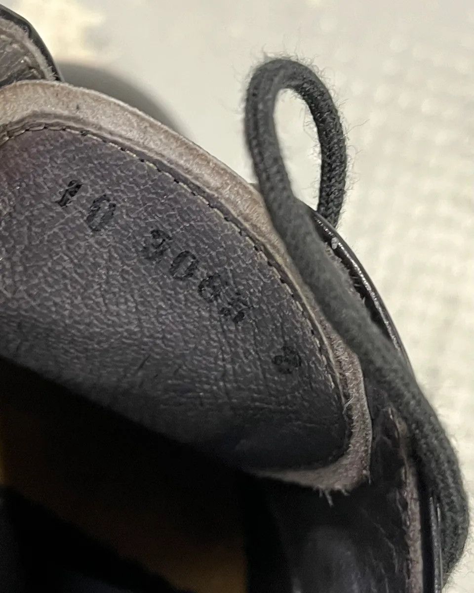 Yves Saint Laurent 1990s Yves Saint Laurent Black Leather Oxford Shoes Size US 9 / EU 42 - 12 Thumbnail