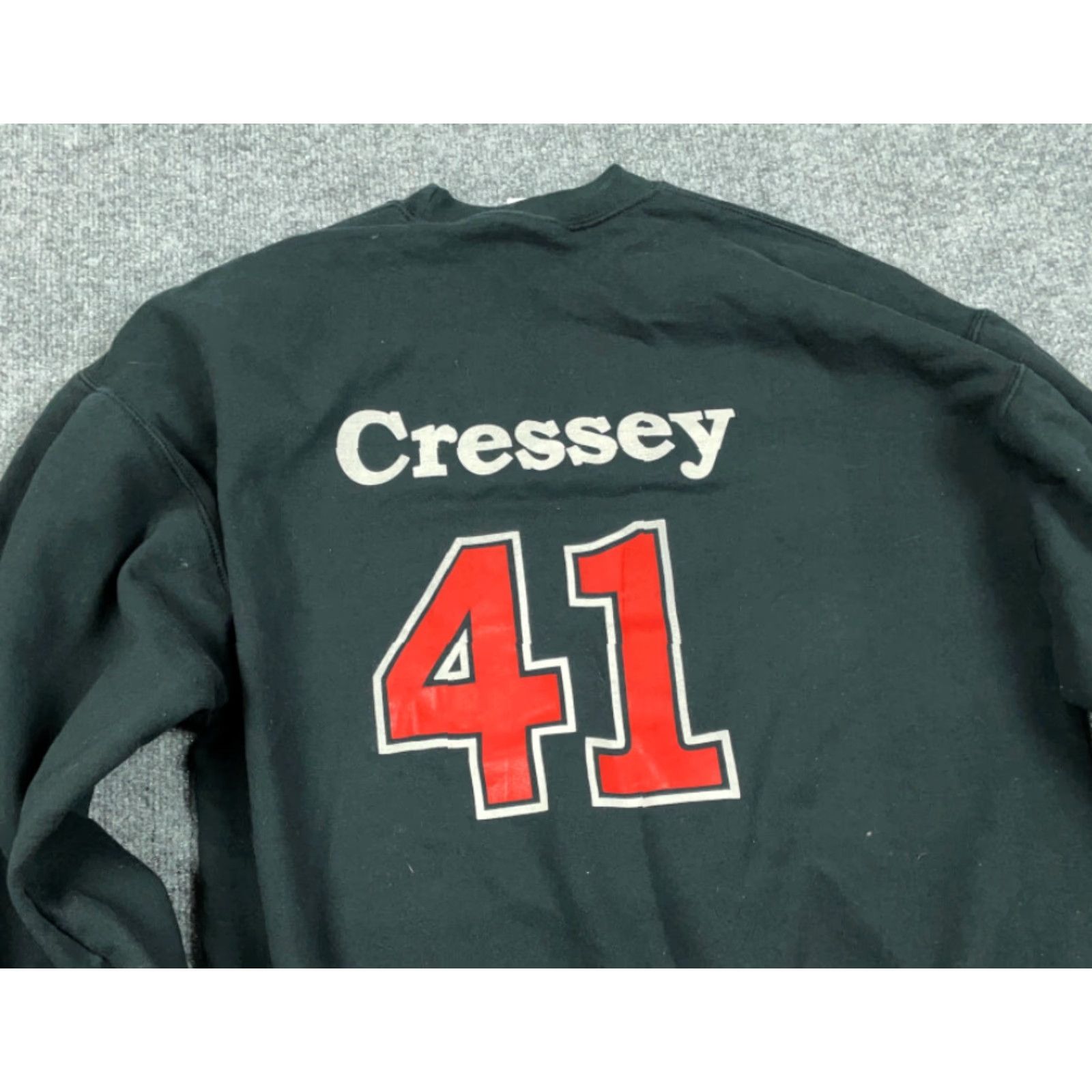 Jerzees Jerzees Sweatshirt Adult Large Black Hockey Double Sided Print Tawas Tornados Michigan School Size US L / EU 52-54 / 3 - 3 Thumbnail