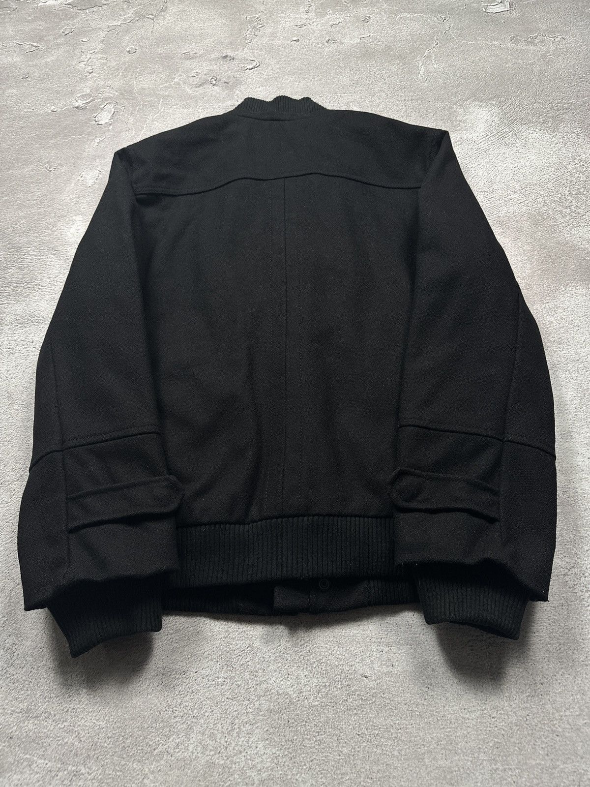 Vintage Archive Napoleon Wool Jacket Black Celine Dior Style Grunge Size US L / EU 52-54 / 3 - 2 Thumbnail