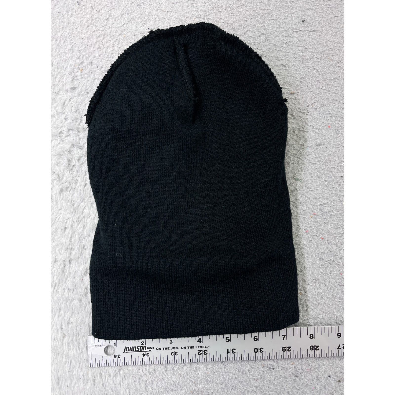 Vintage Fitaid Beanie Toque Adult One Size Black Knit Acrylic Embroidered Electrolytes Size ONE SIZE - 5 Thumbnail