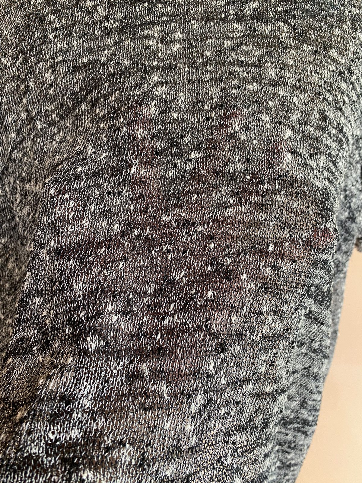 Issey Miyake × Japanese Brand 🖤BLACKDAY🖤Maybe Fishnet Knitted Avantgarde Isseymiyake Size US L / EU 52-54 / 3 - 8 Thumbnail