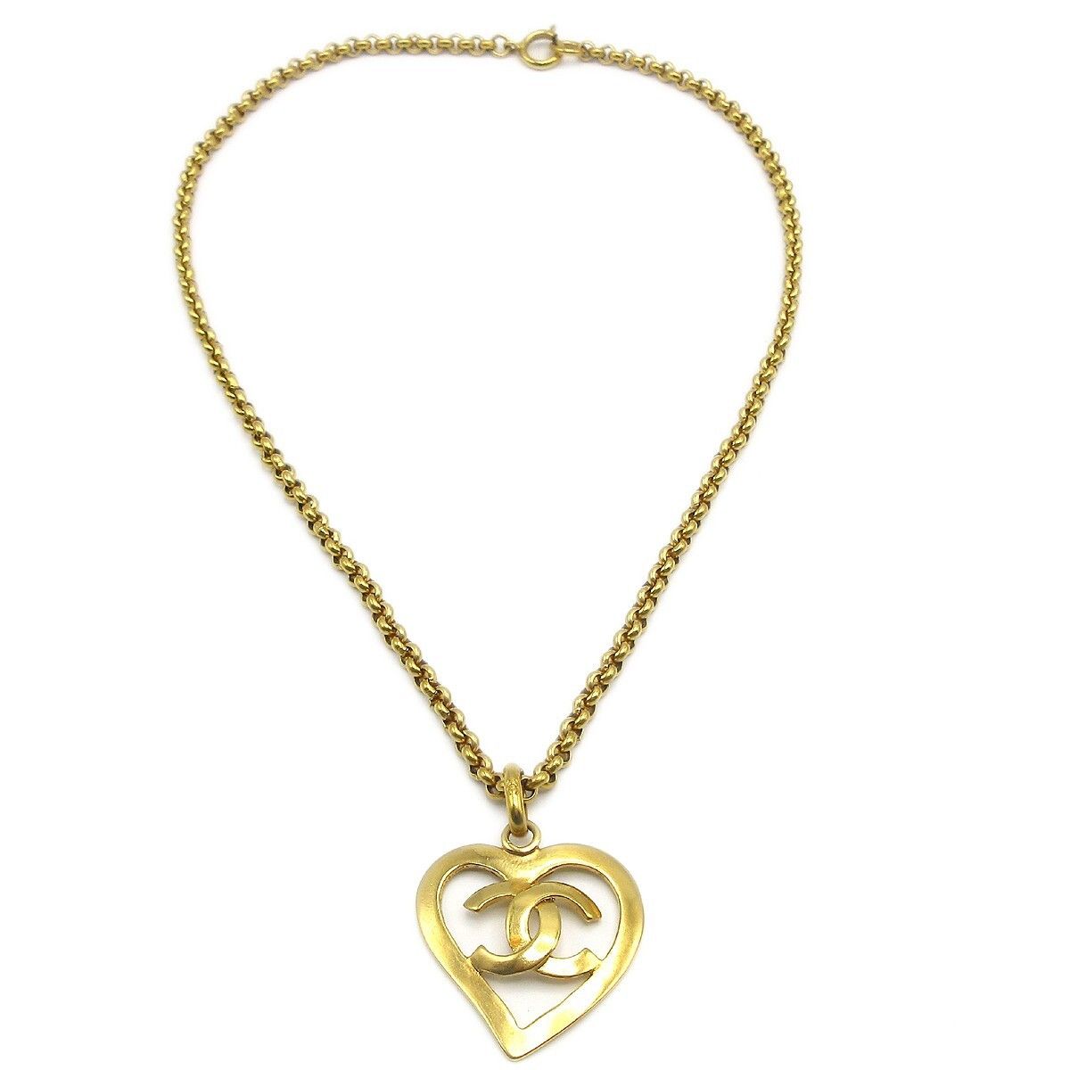 Chanel Chanel CC Heart Pendant Metal Size ONE SIZE - 1 Thumbnail