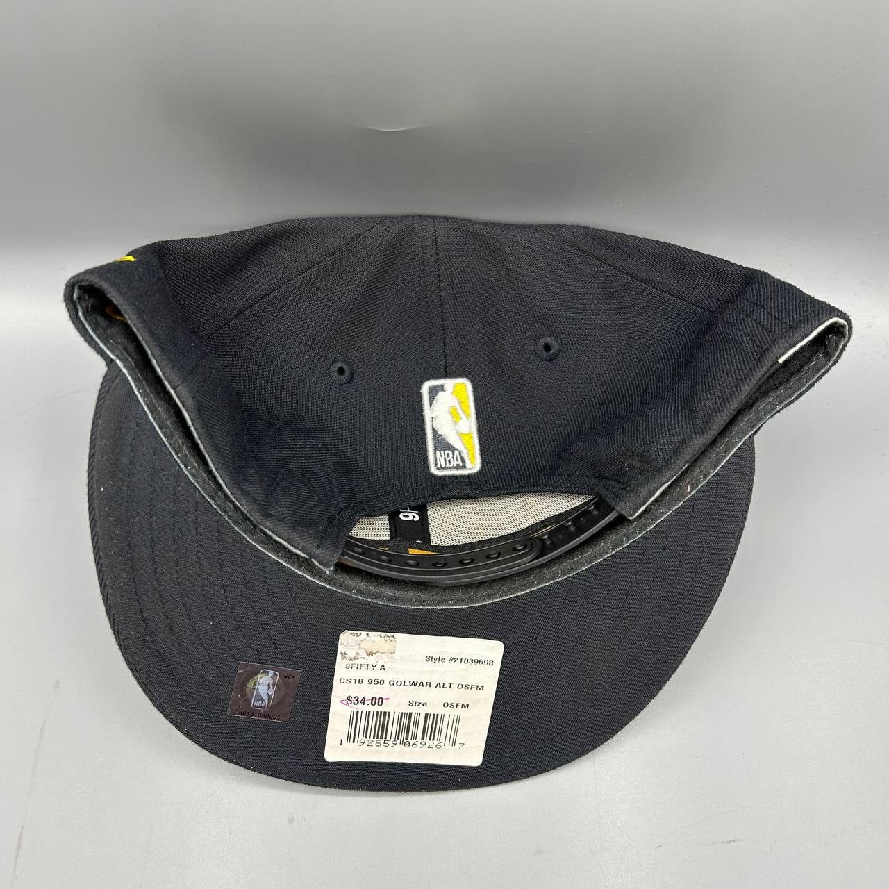 New Era GSW Golden State Warriors Hat Men NBA 9Fifty Snap Back Cap Size ONE SIZE - 5 Thumbnail
