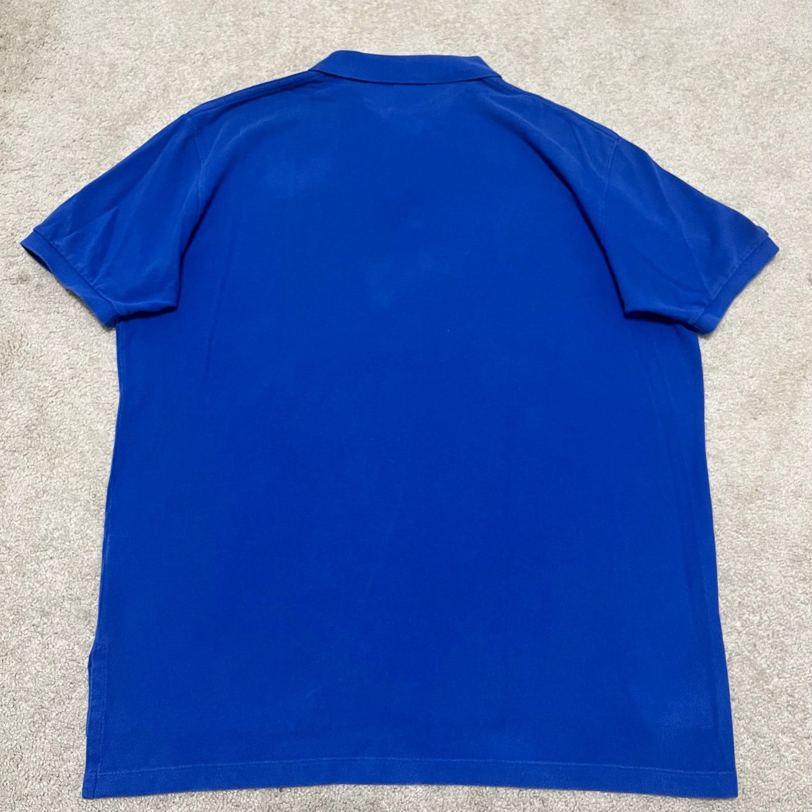 Polo Ralph Lauren Polo Ralph Lauren Blue w/ Orange Pony Polo Shirt XL Size US XL / EU 56 / 4 - 2 Thumbnail
