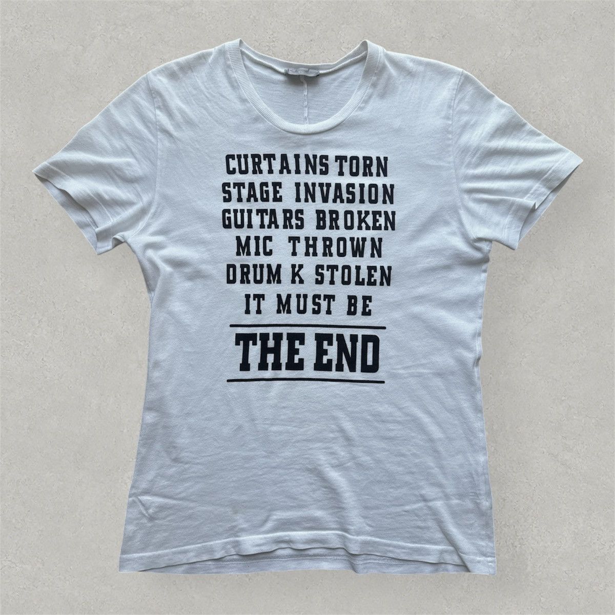 Dior × Hedi Slimane Dior homme “the end” t shirt | Grailed