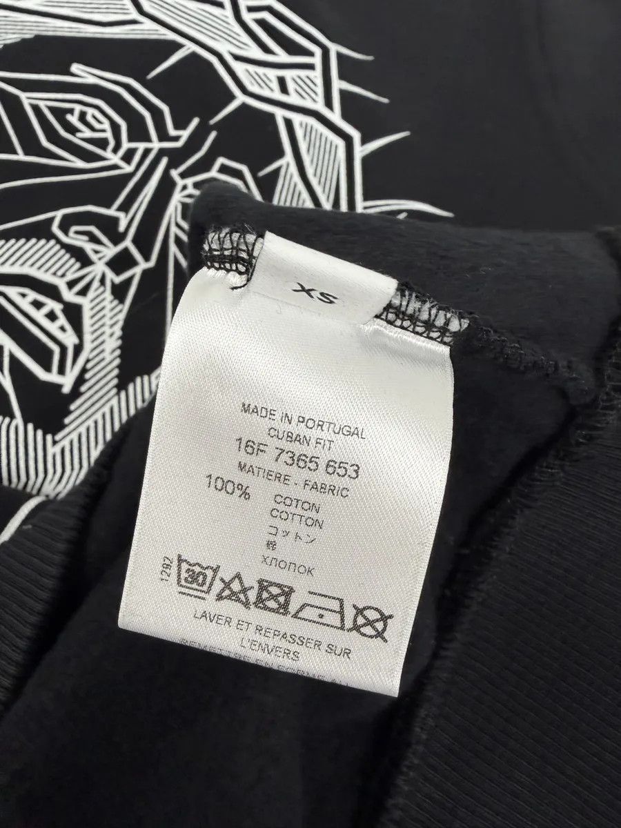 Givenchy AW2016 Givenchy Black Barbed Wire Jesus Print Sweatshirt Size US S / EU 44-46 / 1 - 5 Thumbnail