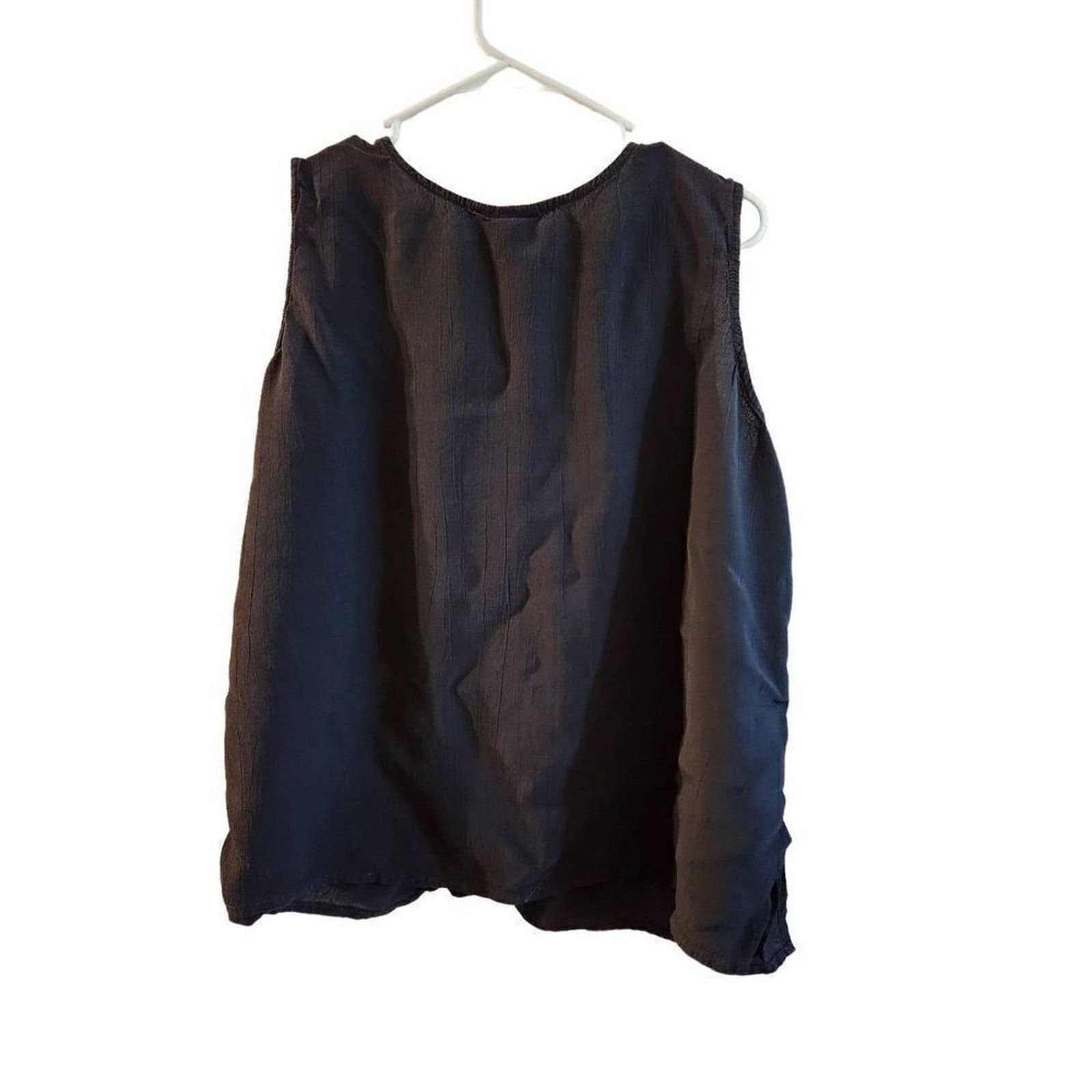 Avenue Avenue 18-20 blouse tank black top Size 3XL / US 20-22 - 3 Thumbnail