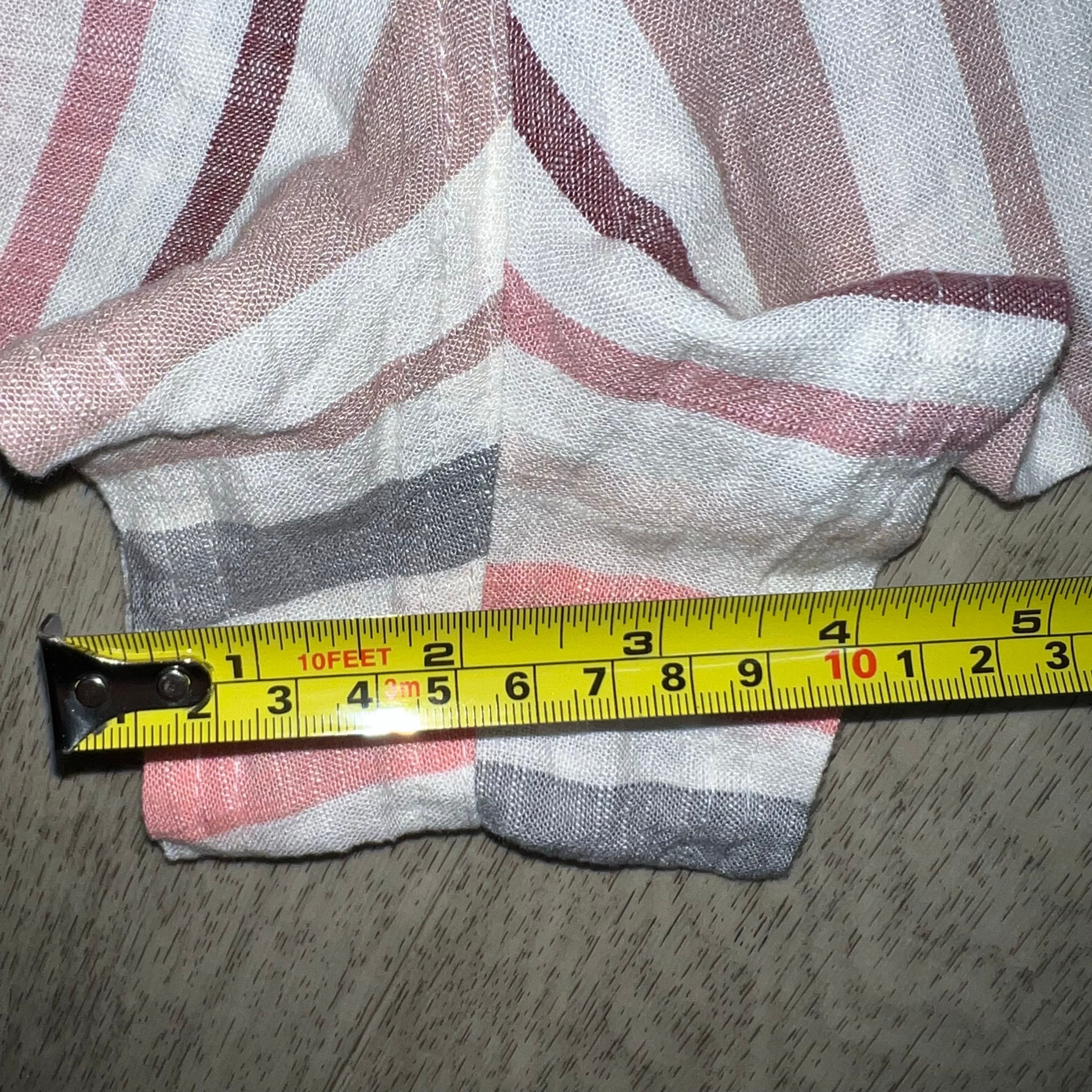 Aeropostale Aeropostal, Lightweight Striped Shorts Elastic Waist Drawstr Size 28" / US 6 / IT 42 - 8 Thumbnail