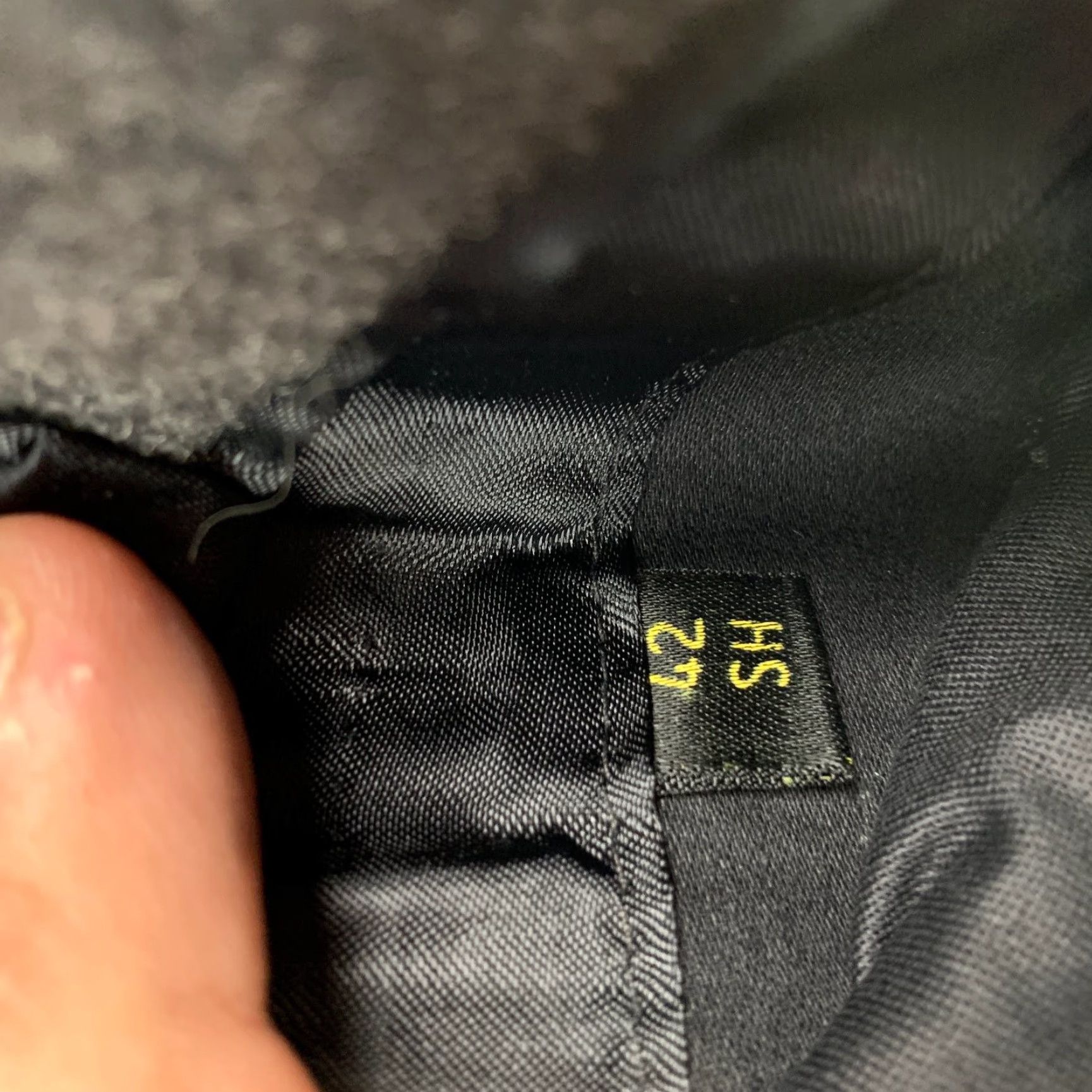 Doublet VINTAGE Adams Row Overcoat Mens 42S Gray 100% Virgin Wool Double Breasted Coat, Wool, Regular, 42, Gray, Vintage, Men Size US XS / EU 42 / 0 - 4 Thumbnail