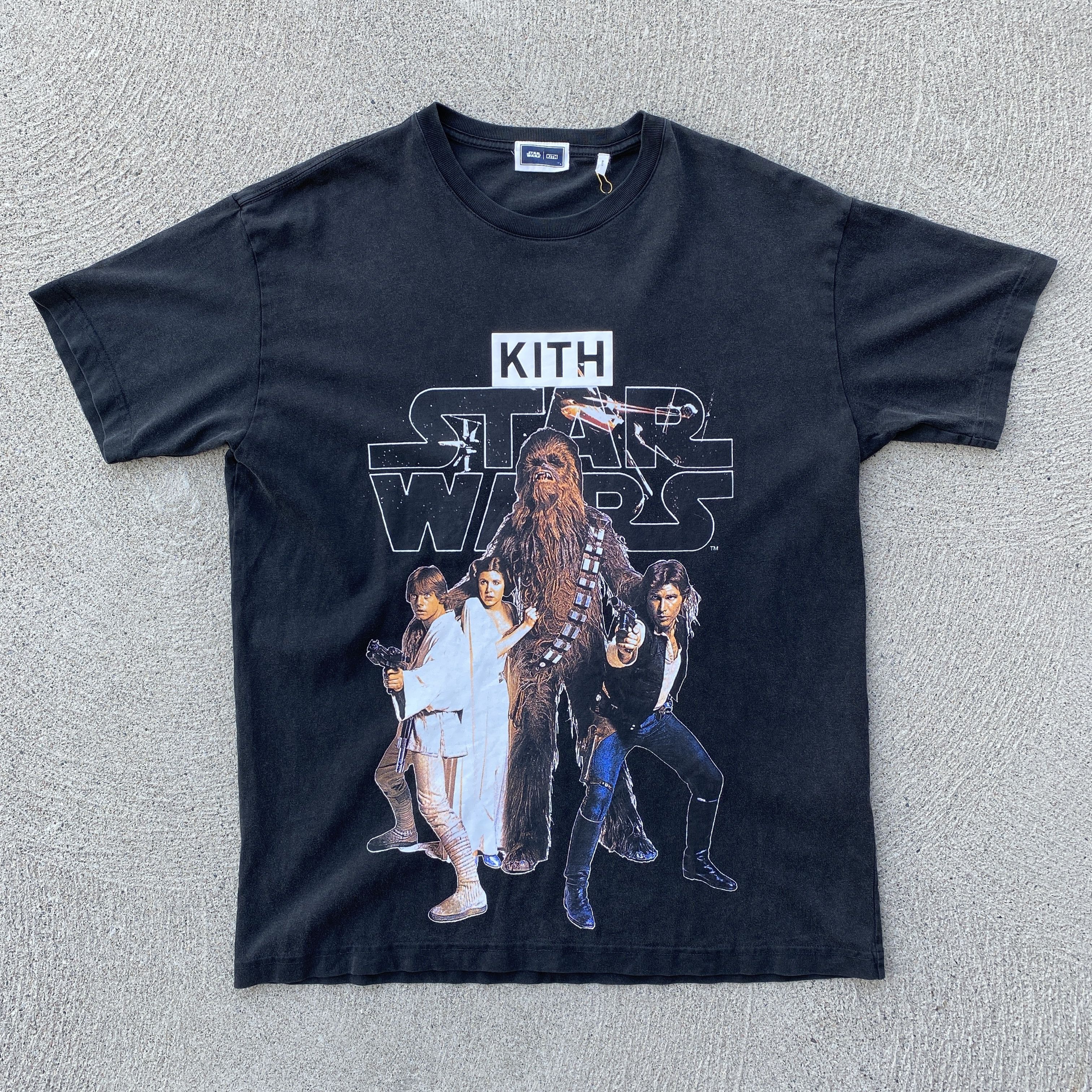 ★最新作★STAR WARS X Kith Beginning Vintage Tee Kith × Star Wars KITH X STAR WARS BEGINNING VINTAGE TEE