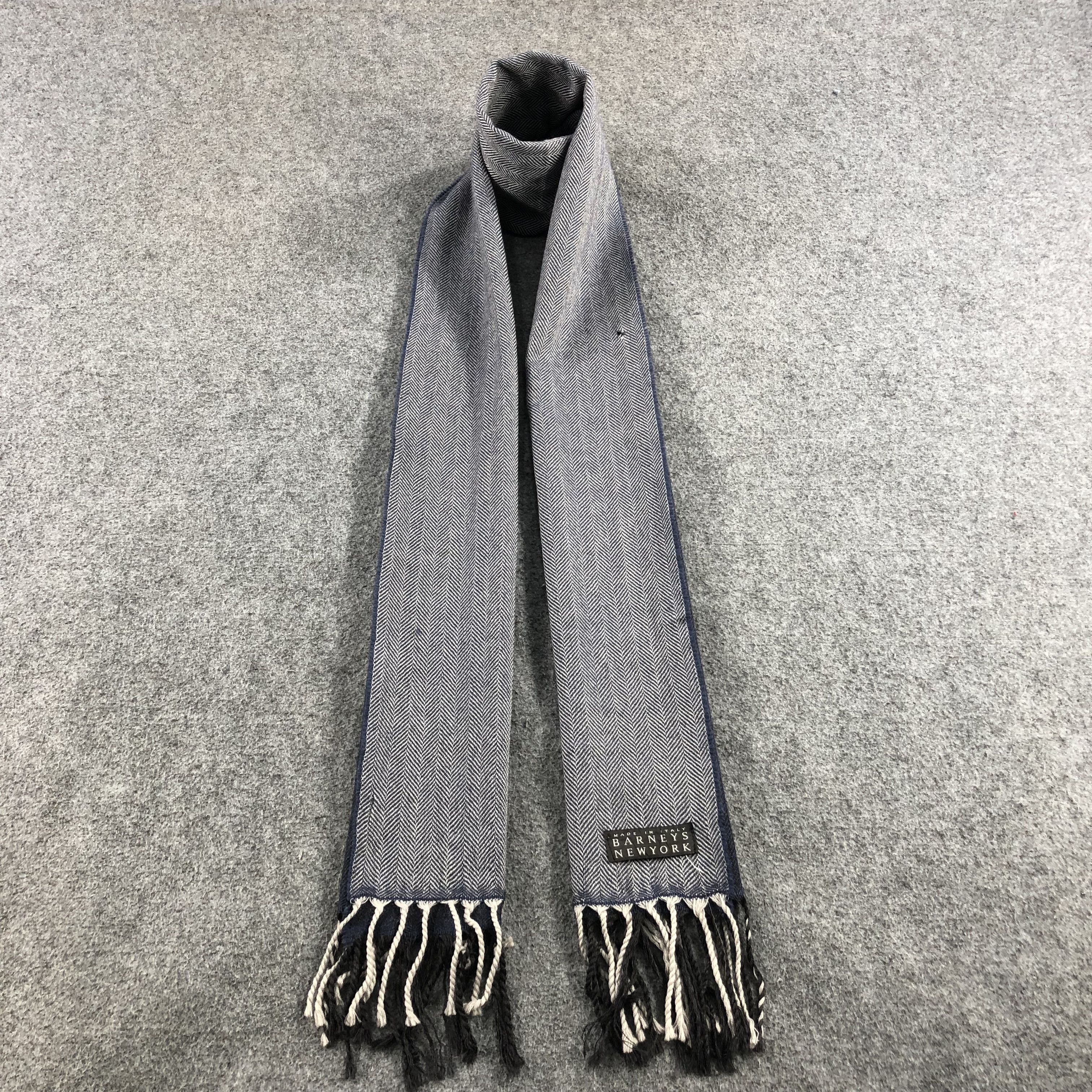 Barneys New York Barneys New York Wool Scarf Muffler V805 Size ONE SIZE - 1 Thumbnail
