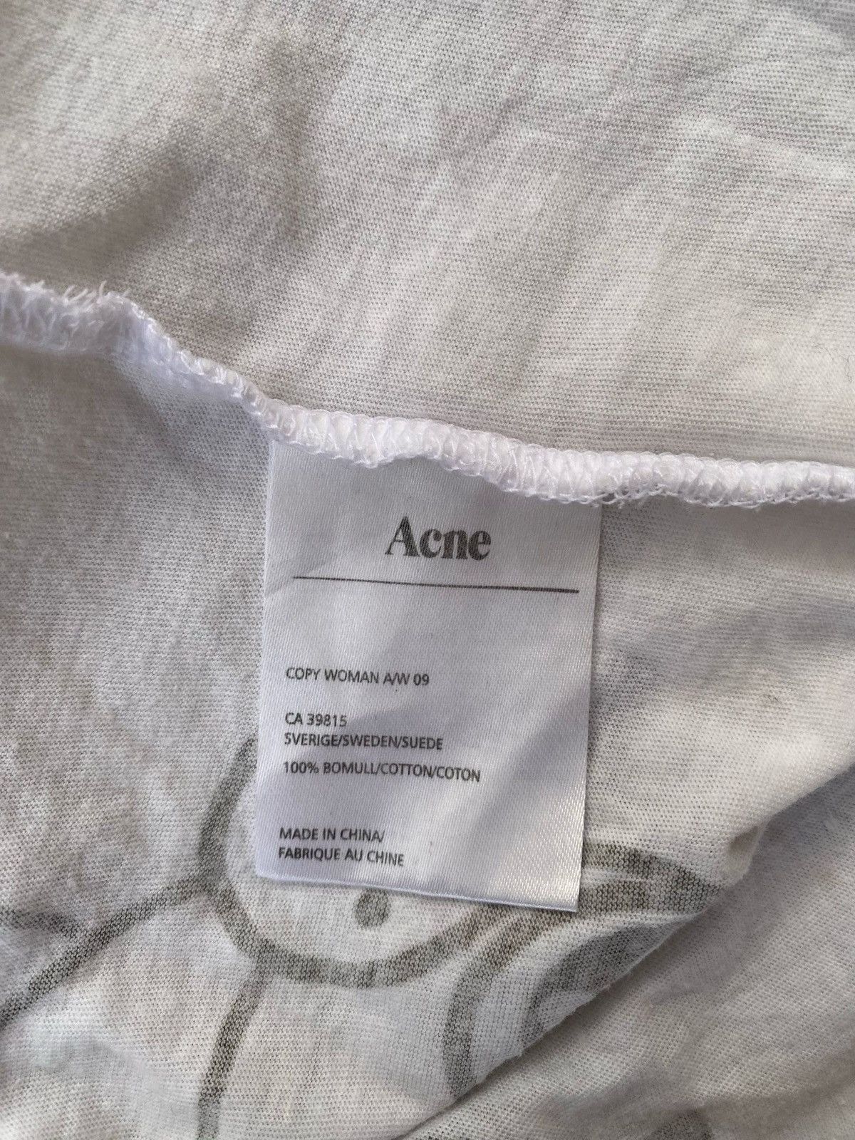 Acne Studios × Vintage Rare Acne Studios Pop Classics A/W 09 Graphic Tee Vintage Size L / US 10 / IT 46 - 7 Thumbnail