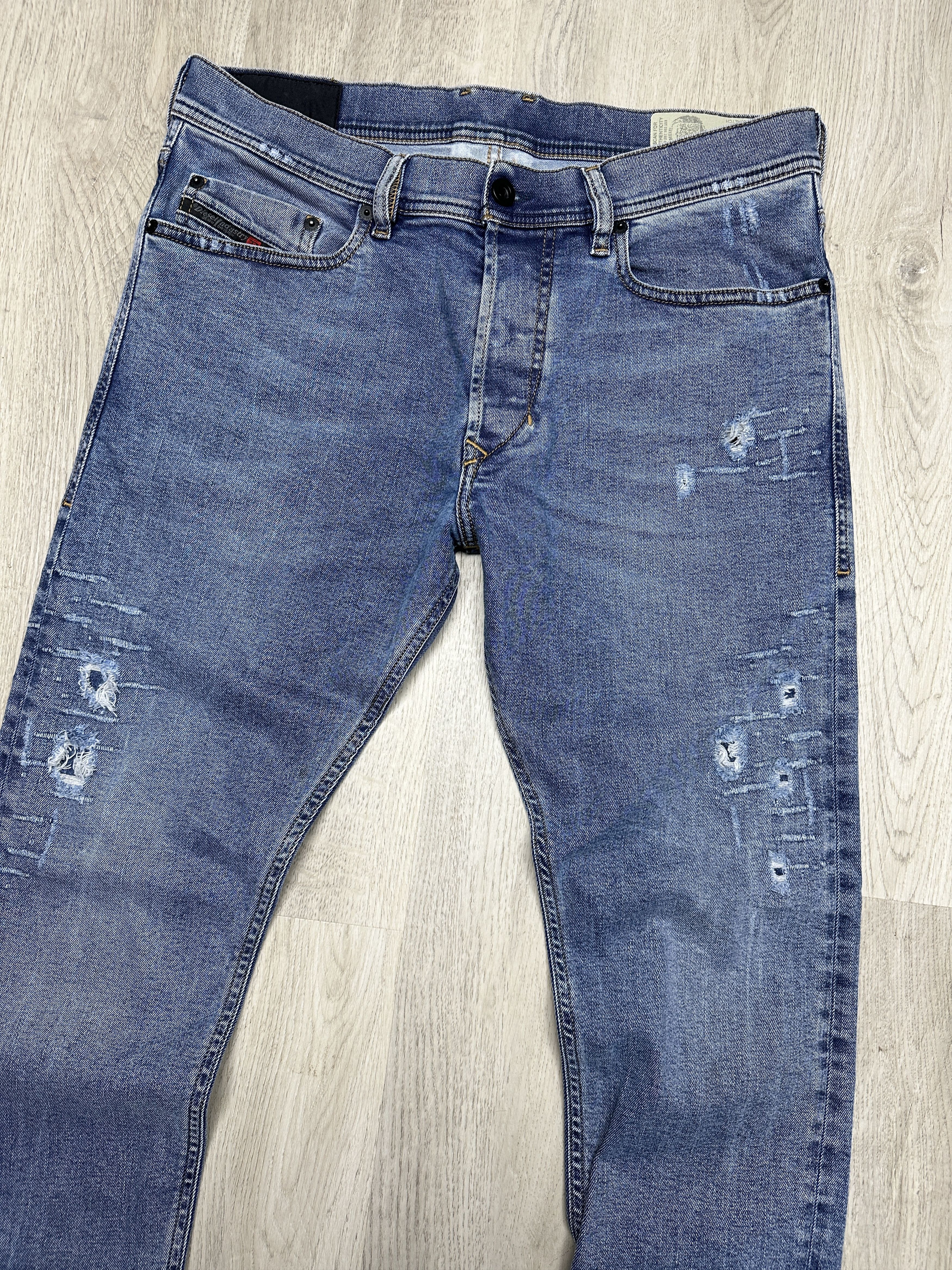 Diesel Diesel Tepphar Mens Distressed Denim Pants Jeans Size US 30 / EU 46 - 2 Thumbnail