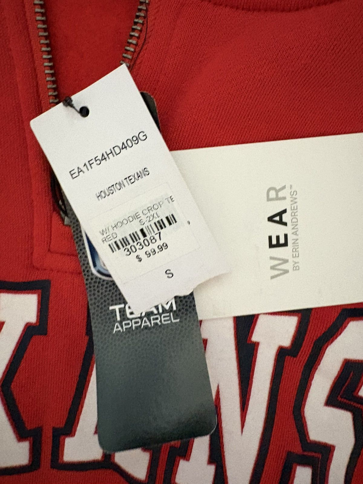 Houston Texans Wear By Erin Andrews Women's Hoodie in Red, Women's — image 4 of 6