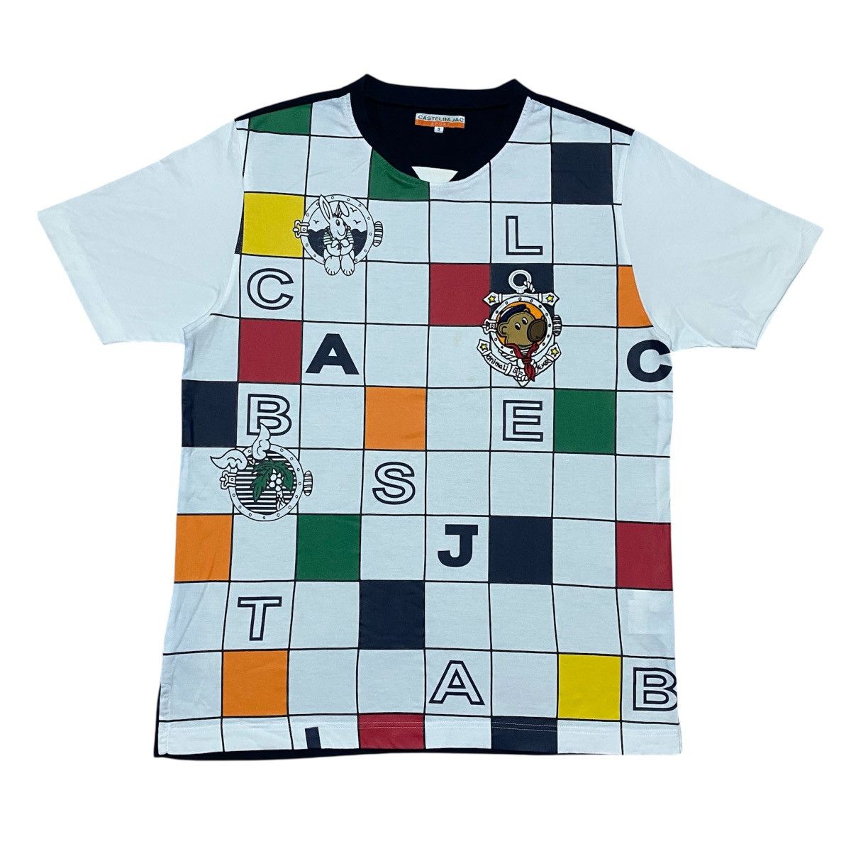 Jean Charles De Castelbajac Rare‼️🔥Castalbajac Full Print Embroidery Small Logo T-Shirt Size US S / EU 44-46 / 1 - 1 Thumbnail